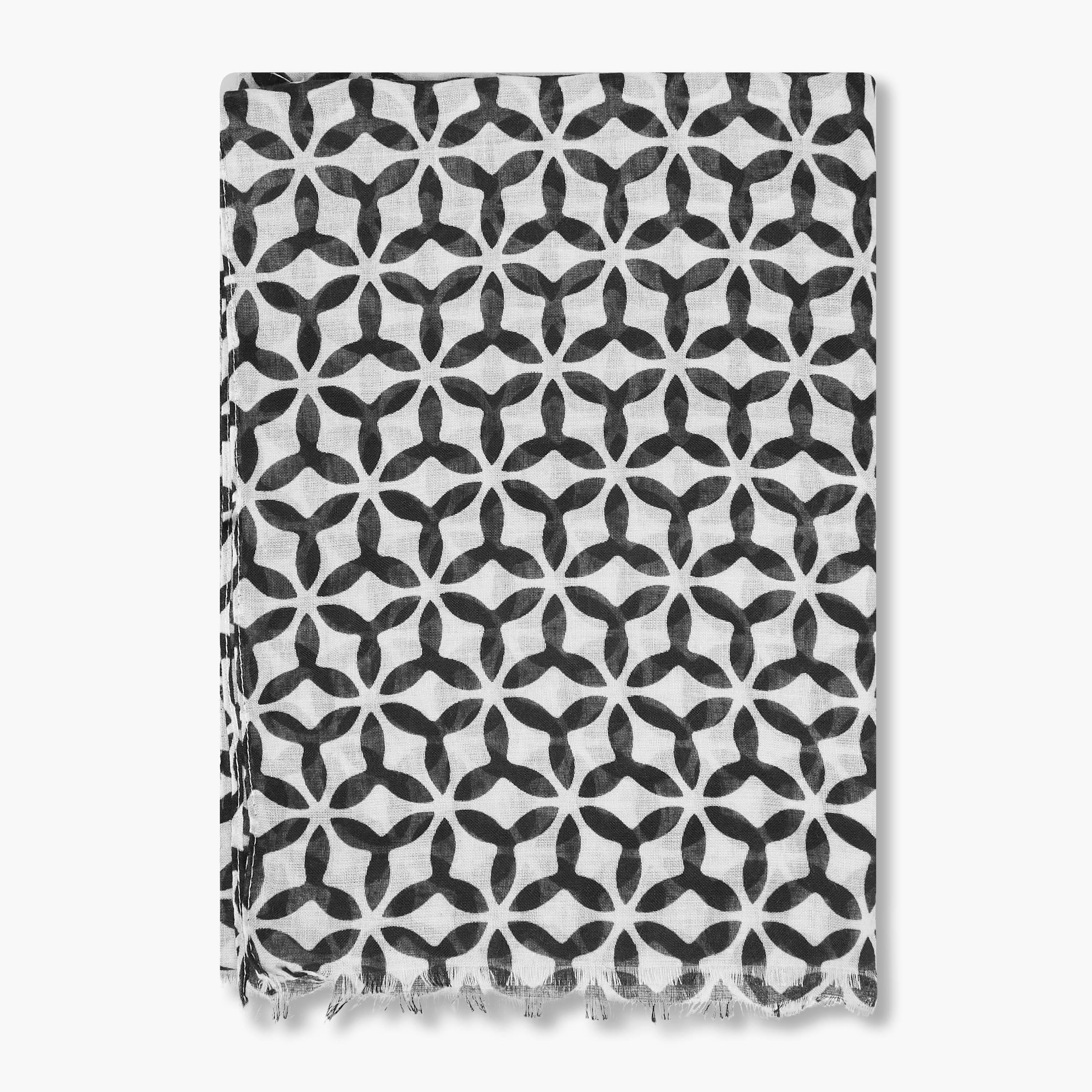 Scarf with Geometric Print-women-winterwear-scarves-image-3