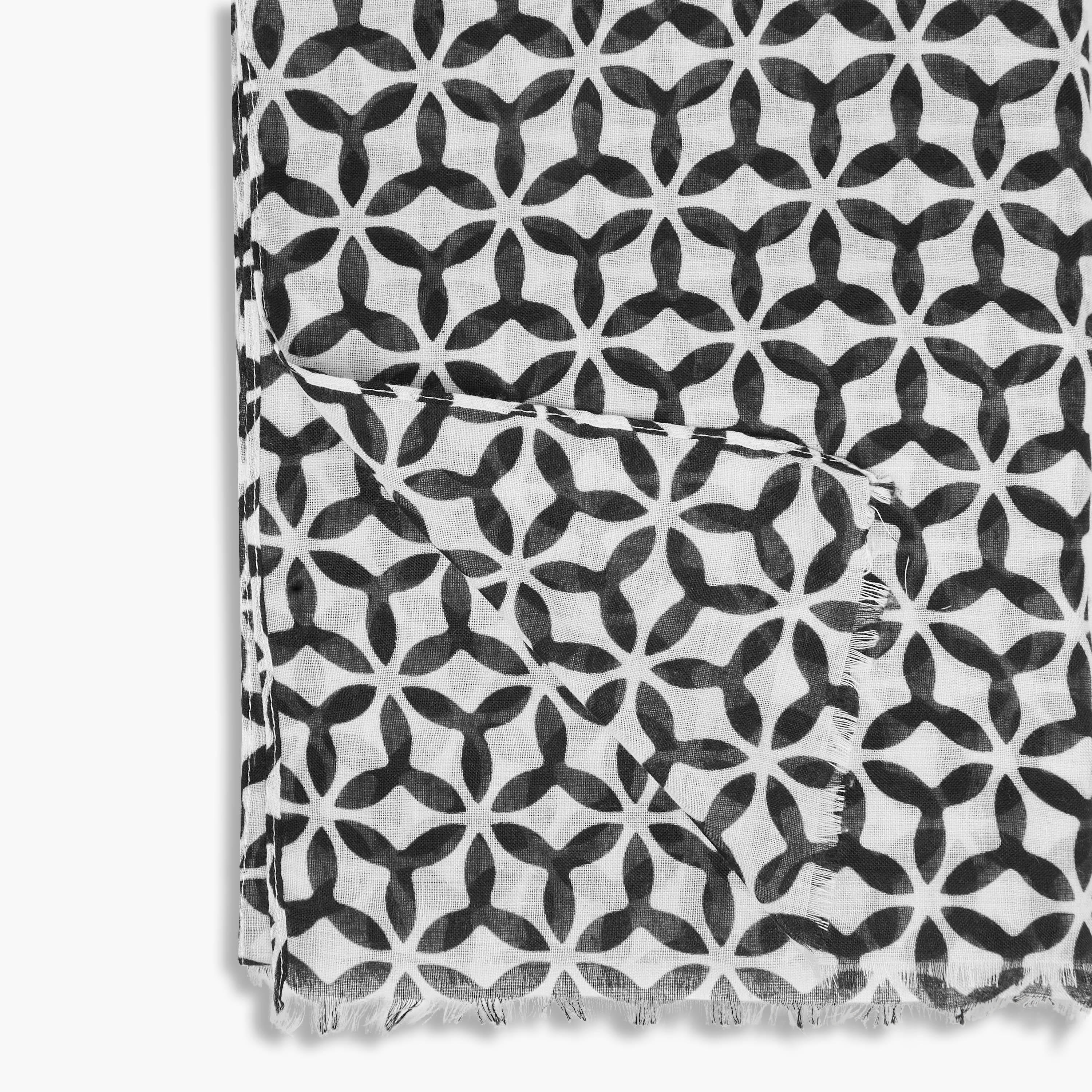 Scarf with Geometric Print-women-winterwear-scarves-image-4