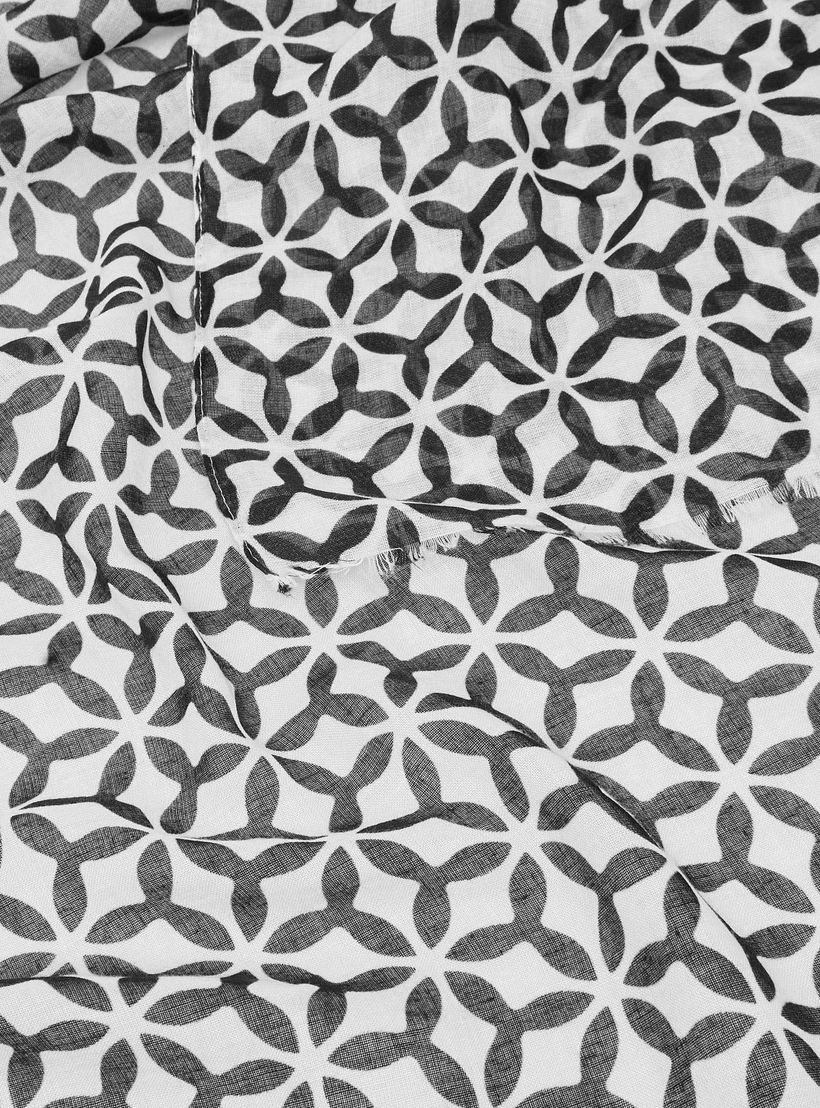 Scarf with Geometric Print-women-winterwear-scarves-image-5
