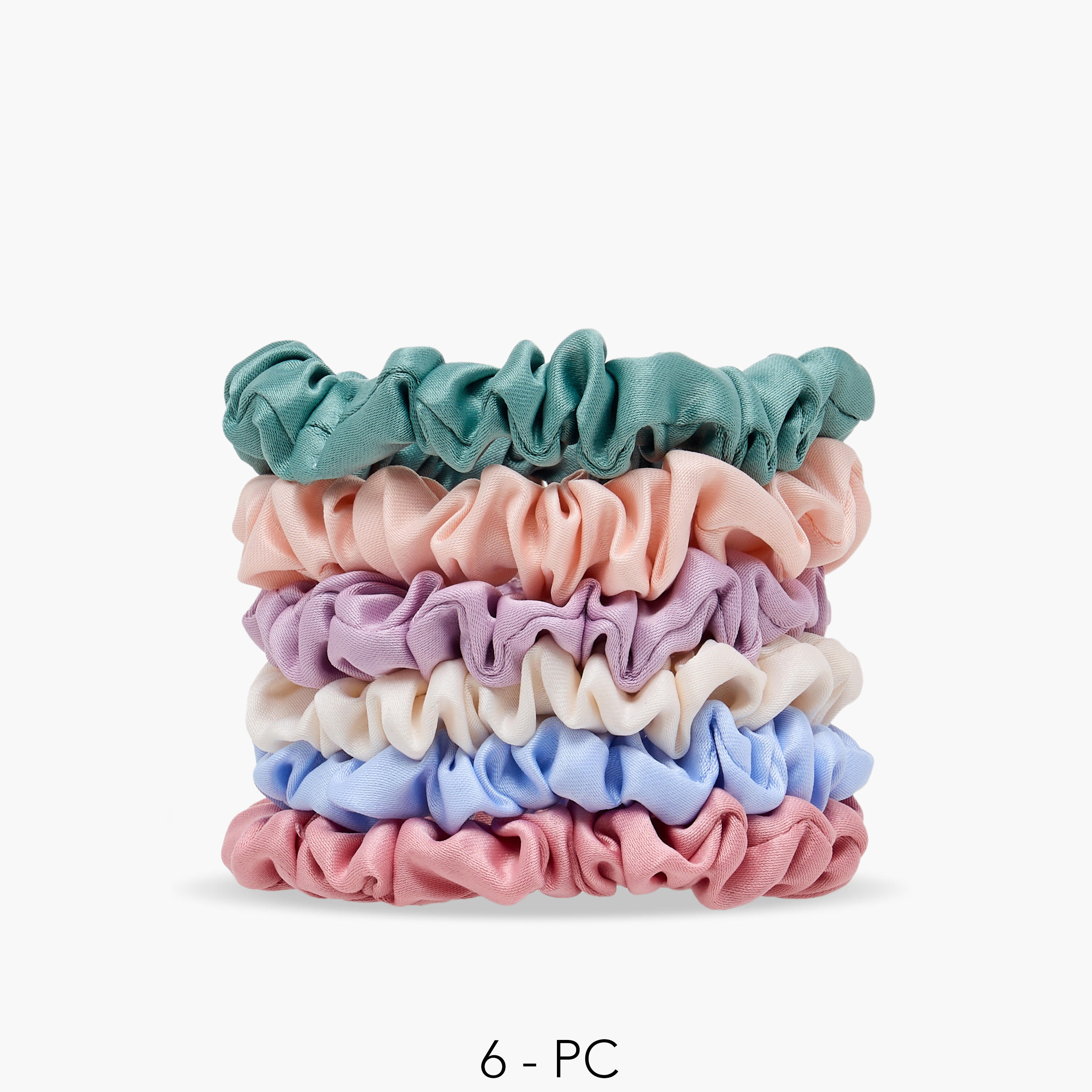 Pack of 6 Hair Scrunchie-women-hairaccessories-scrunchies-image-1