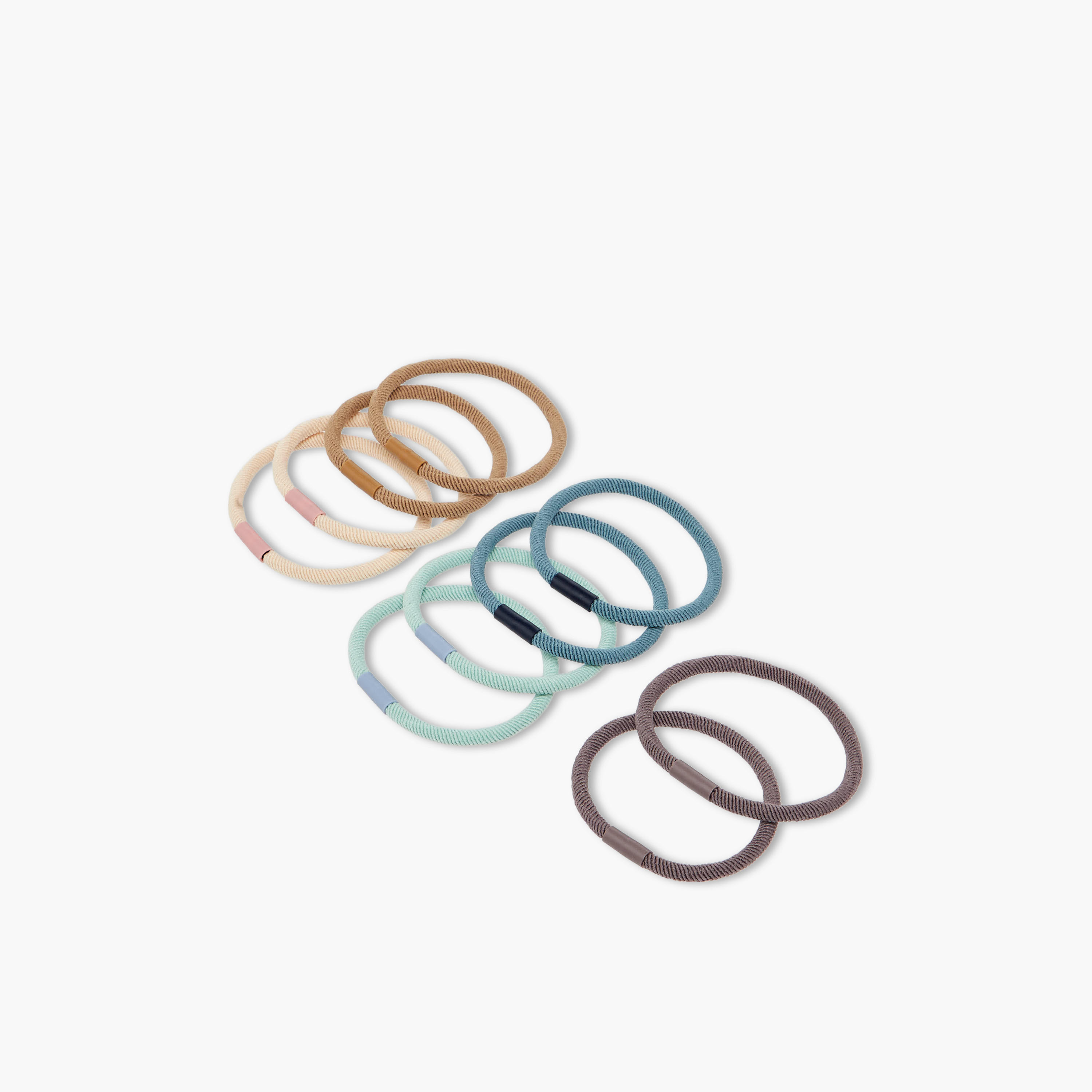 طقم ربطات شعر من 10 قطع-women-hairaccessories-scrunchies-image-3