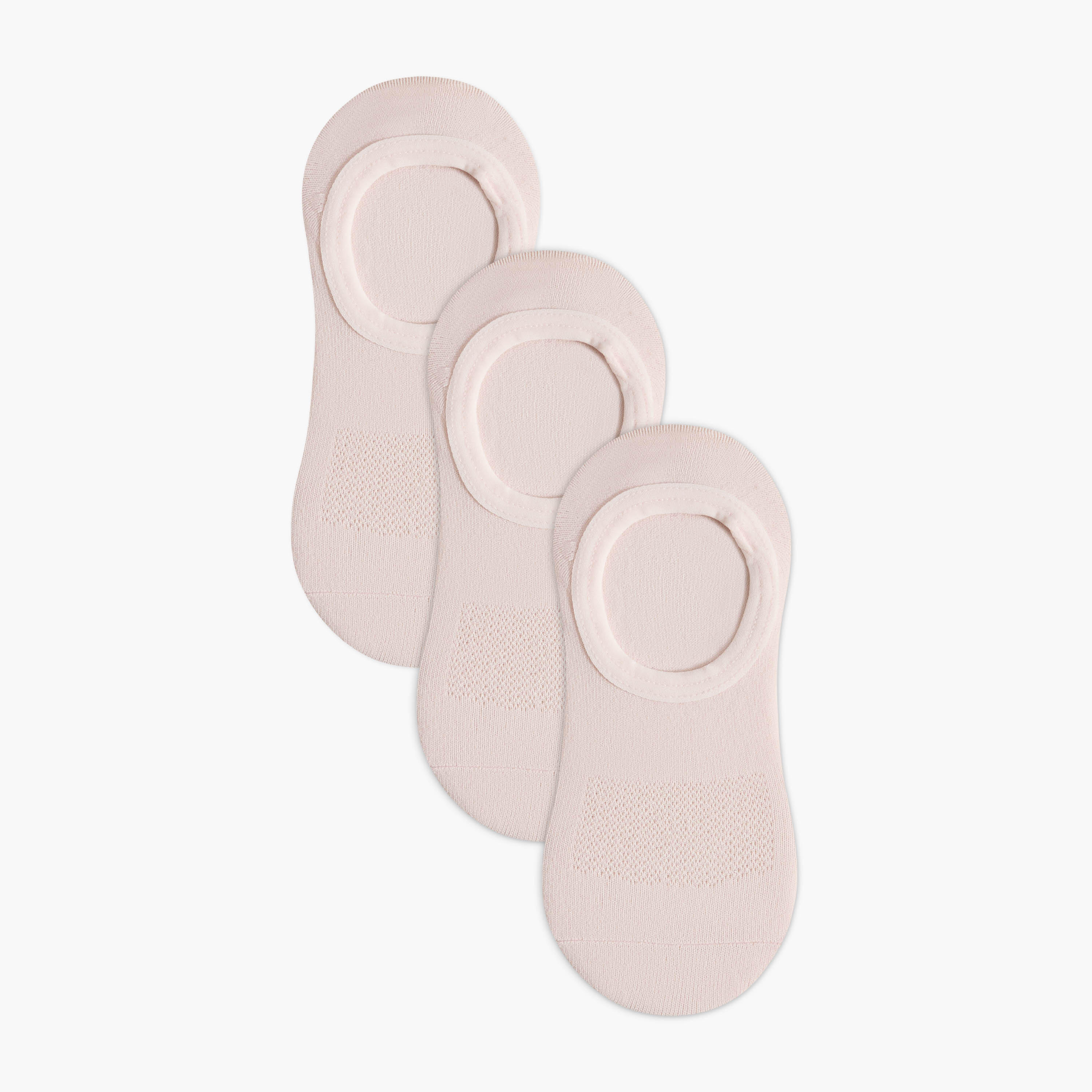 Pack of 3 No Show Trainer Liners Microfibre-women-socksandstockings-image-1