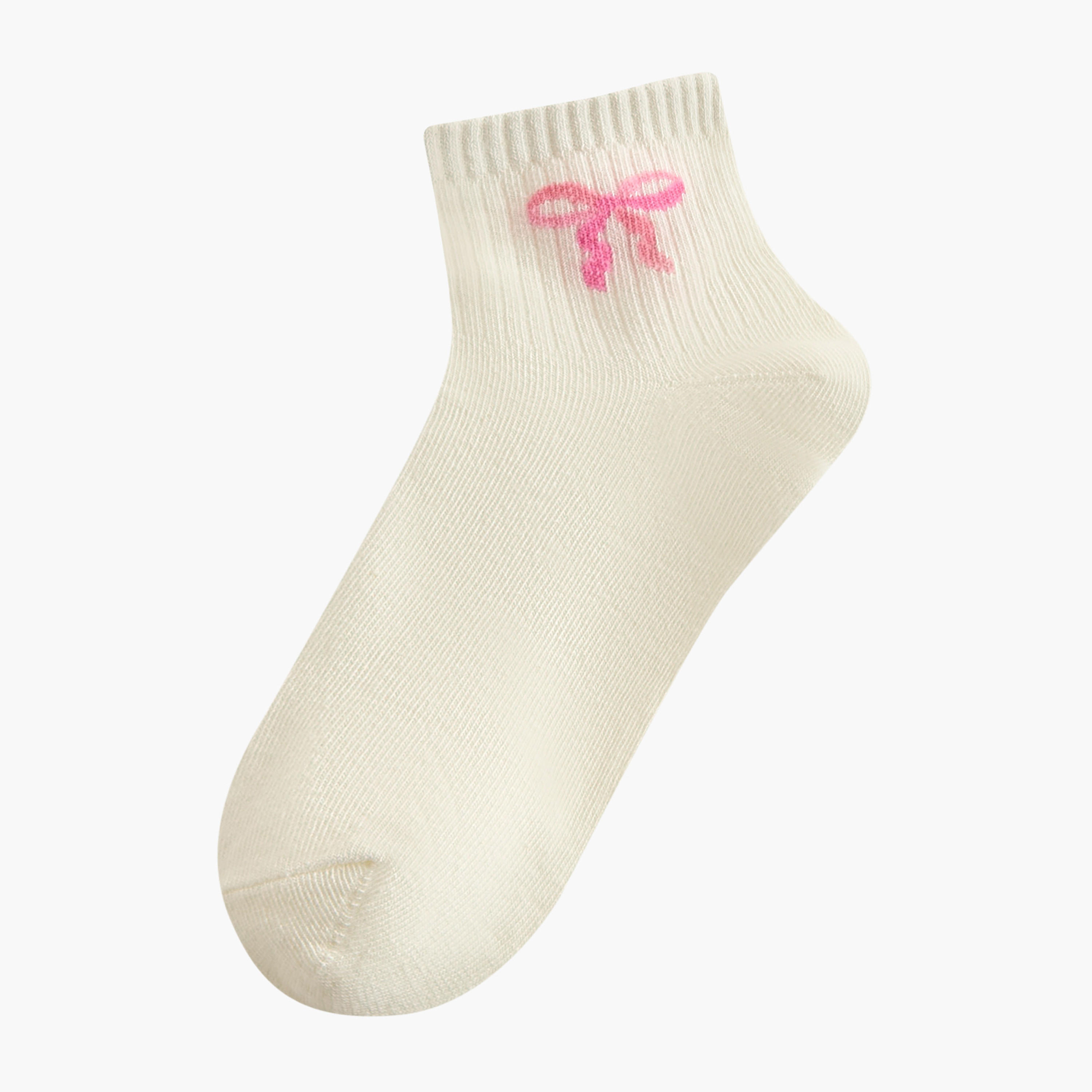 Pack of 5 Quarter Crew Length Socks-women-socksandstockings-image-2