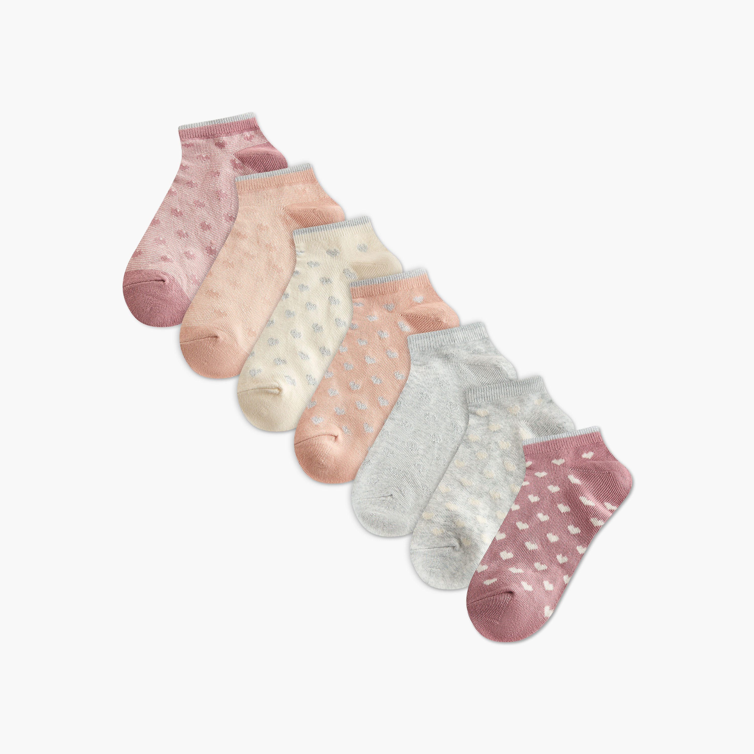 طقم عدد 7 جوارب تمرين-women-socksandstockings-image-1