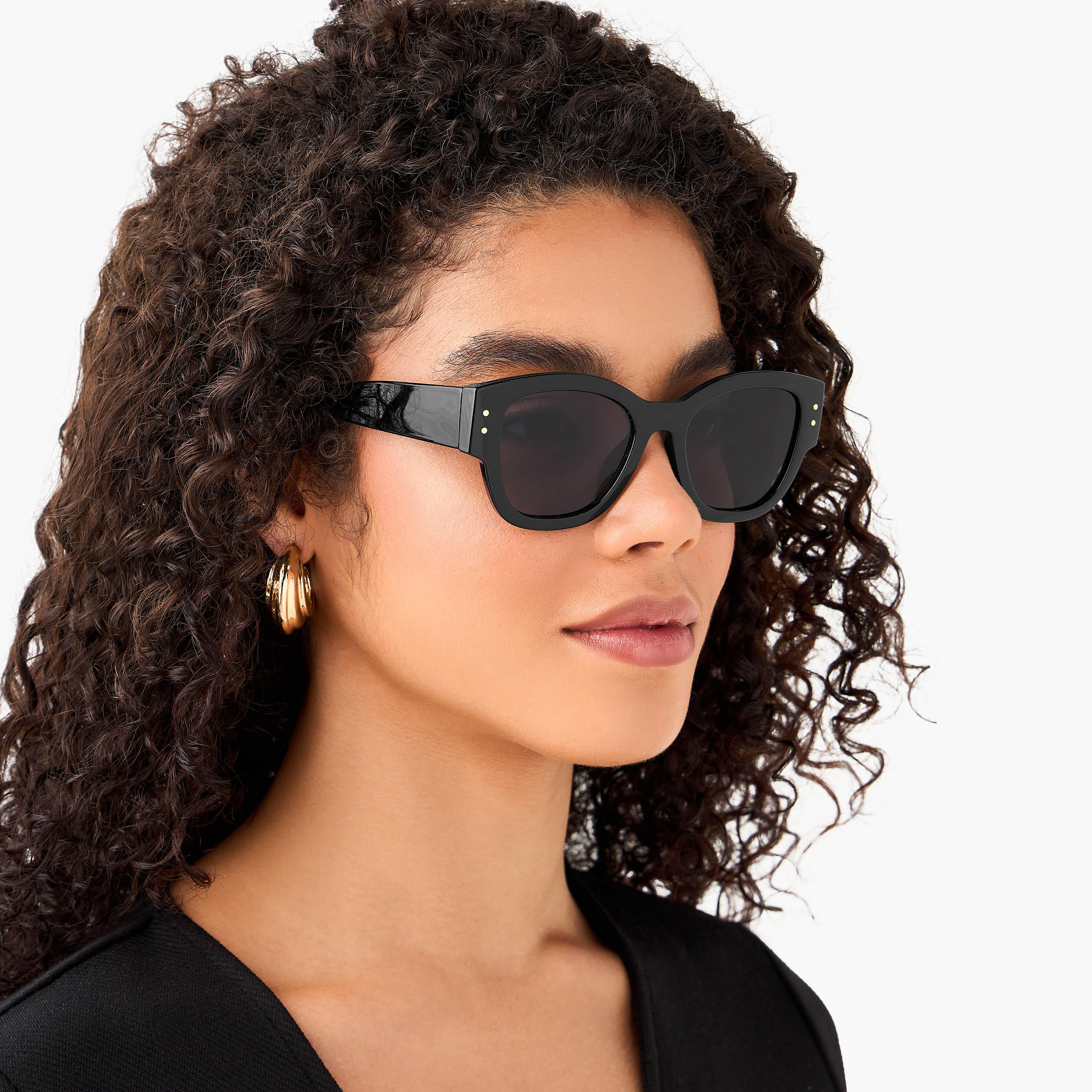 نظارة شمسية بعدسات أسود وحماية من الأشعة فوق البنفسجية-women-sunglasses-image-5