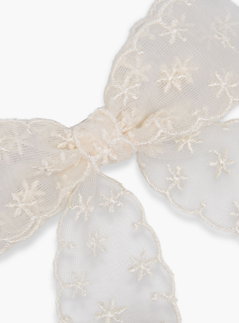 طقم مشابك شعر بفيونكة وتفاصيل دانتيل – قطعتين-women-hairaccessories-clips-image-3