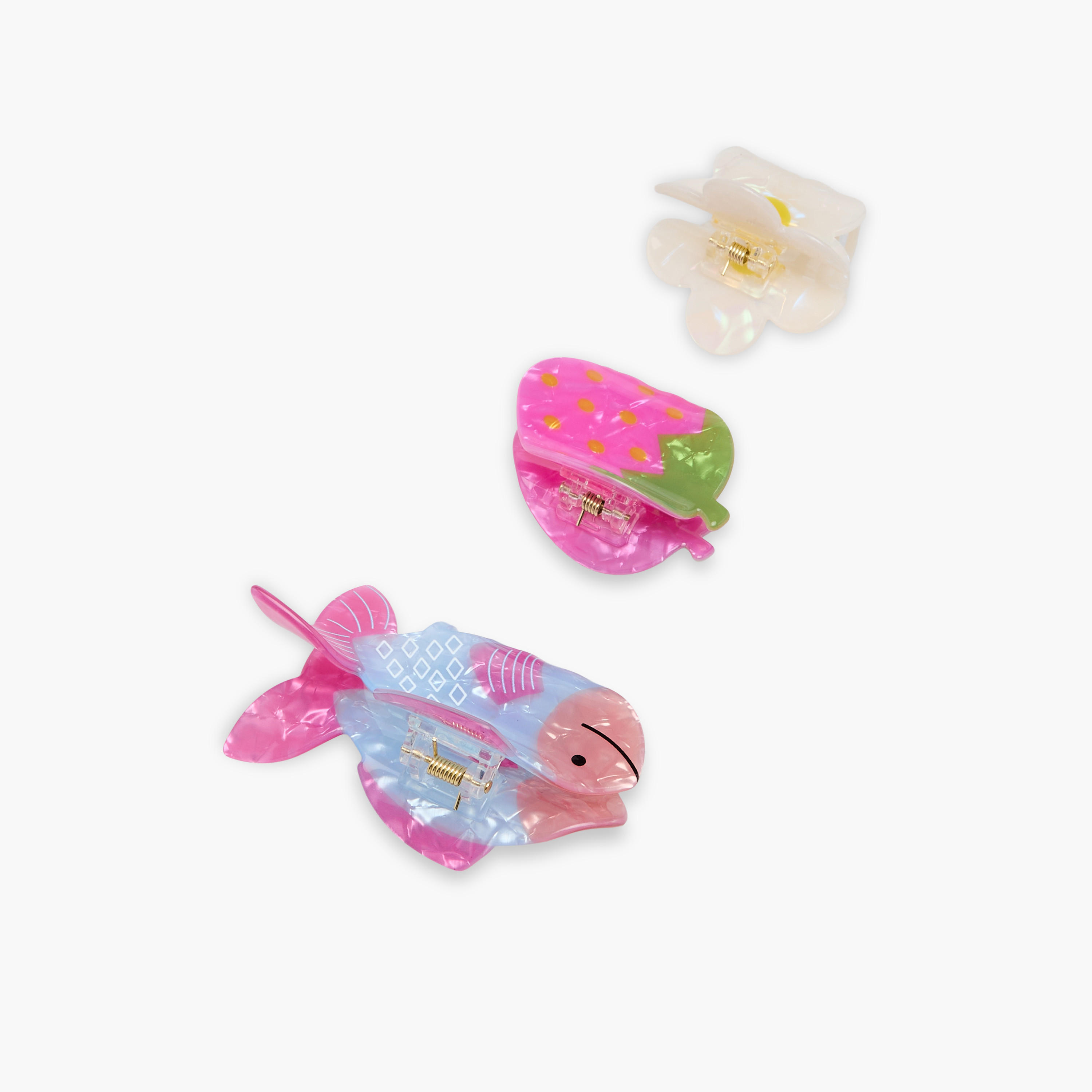 Pack of 3 Hair Clamps with Assorted Design-women-hairaccessories-clamps-image-6