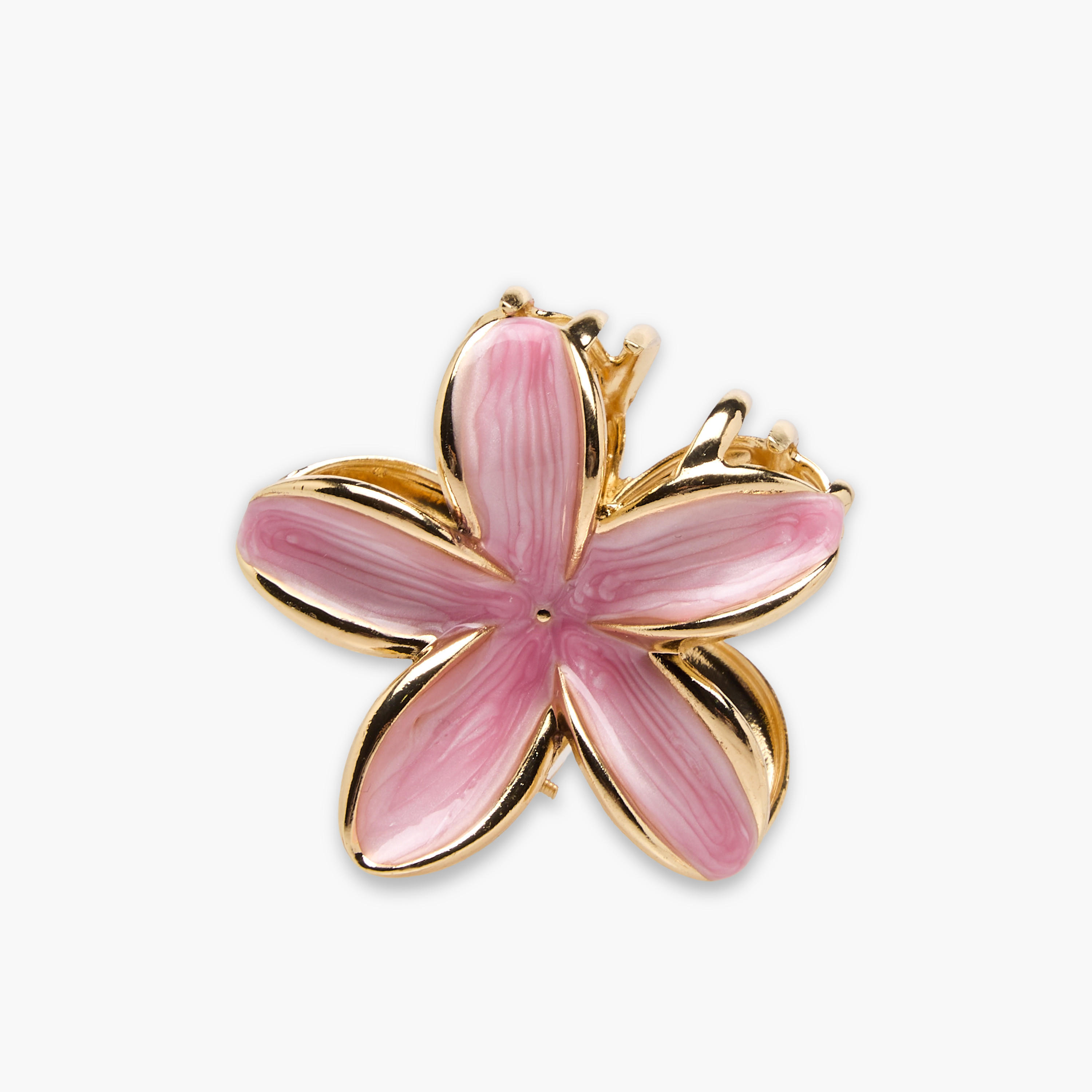 Pack of 3 Floral Hair Clamps with Enamel Design-women-hairaccessories-clamps-image-2