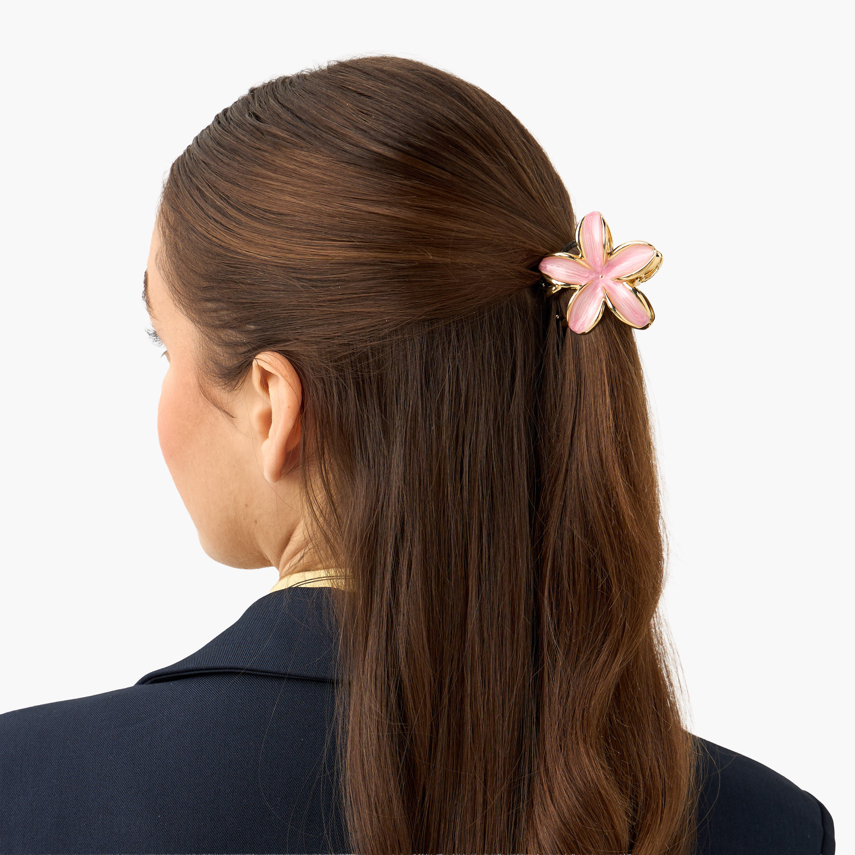 Pack of 3 Floral Hair Clamps with Enamel Design-women-hairaccessories-clamps-image-3