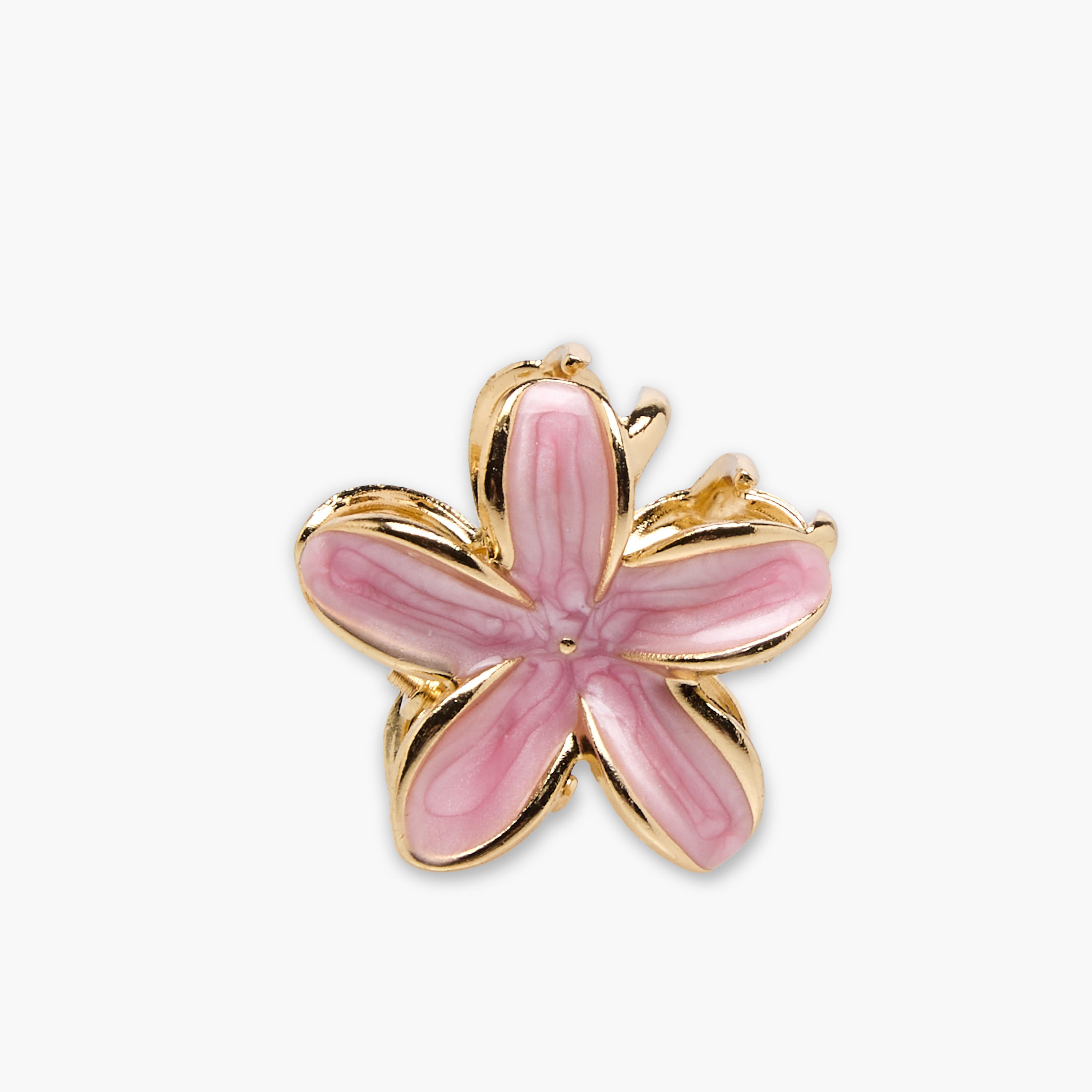 Pack of 3 Floral Hair Clamps with Enamel Design-women-hairaccessories-clamps-image-4
