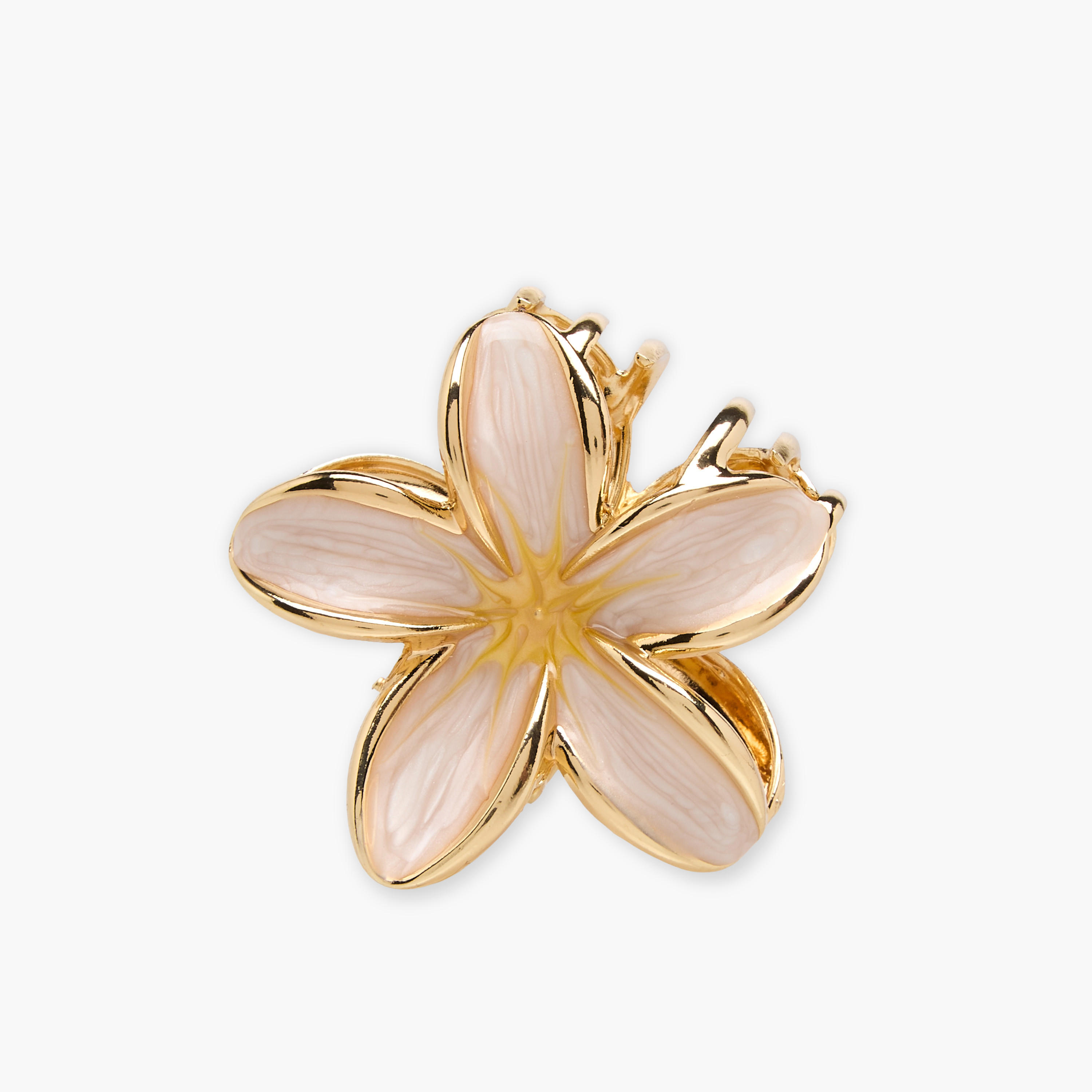 Pack of 3 Floral Hair Clamps with Enamel Design-women-hairaccessories-clamps-image-3