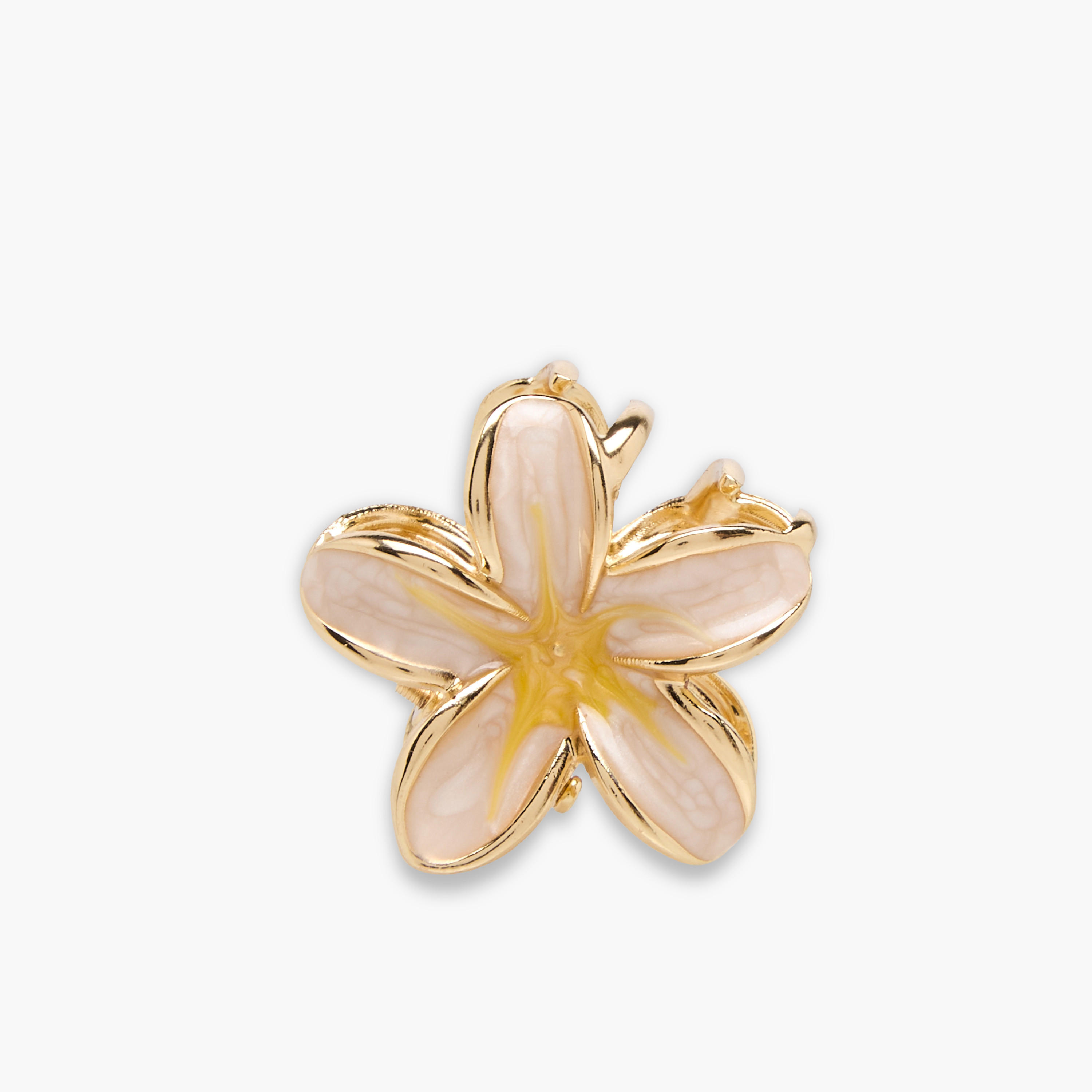 Pack of 3 Floral Hair Clamps with Enamel Design-women-hairaccessories-clamps-image-4