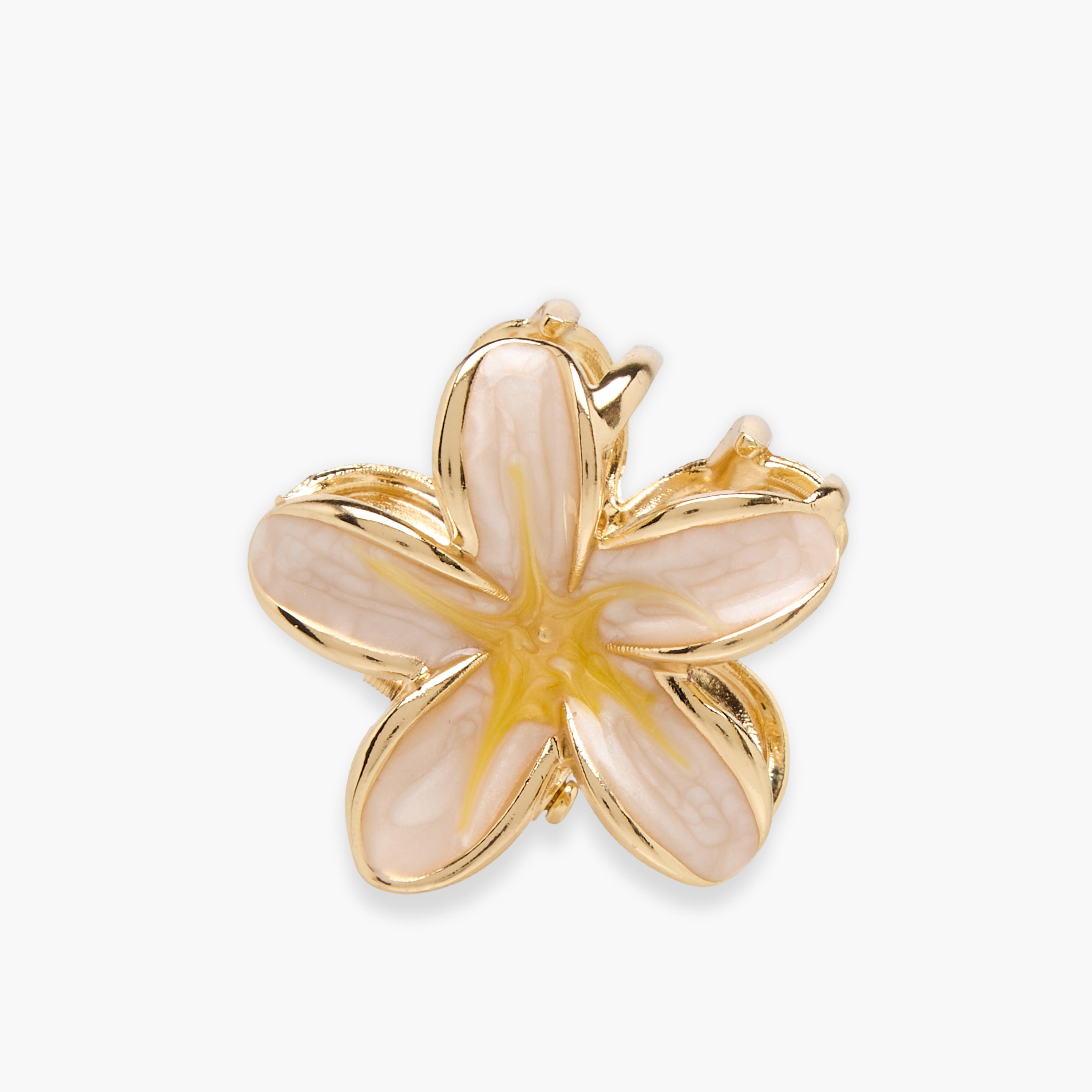 Pack of 3 Floral Hair Clamps with Enamel Design-women-hairaccessories-clamps-image-5