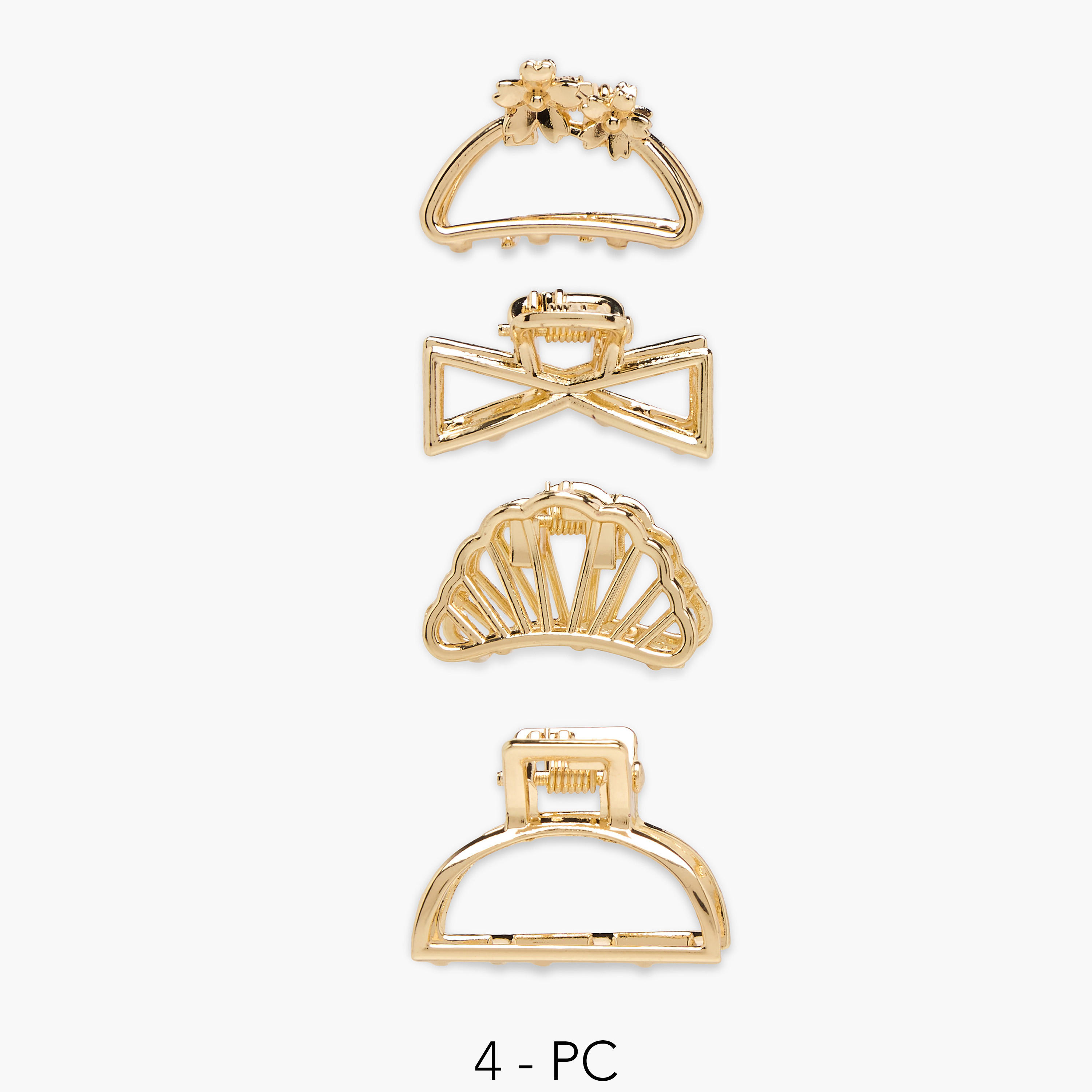 Pack of 4 Hair Clamps-women-hairaccessories-clamps-image-1