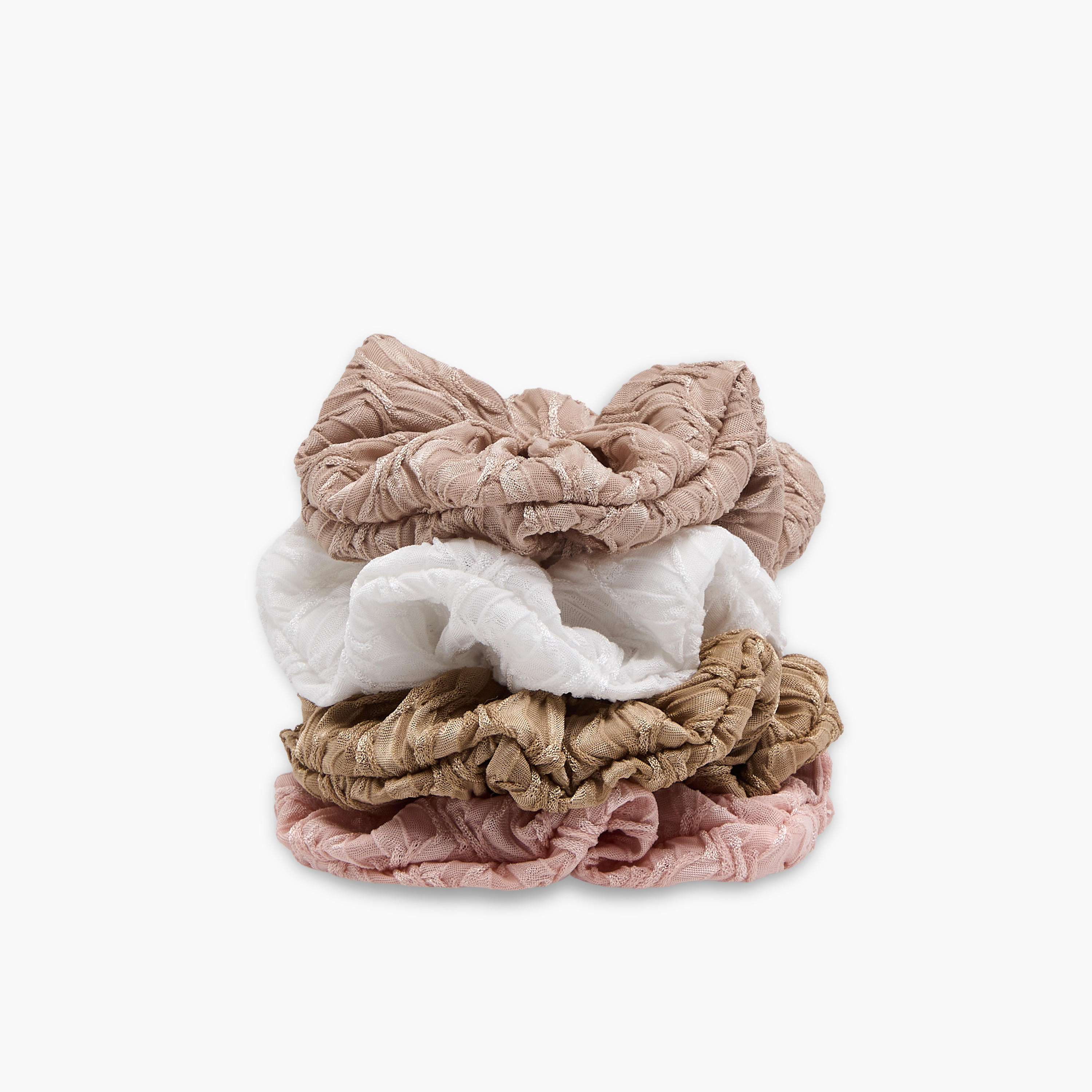 Pack of 4 Hair Scrunchie-women-hairaccessories-scrunchies-image-3