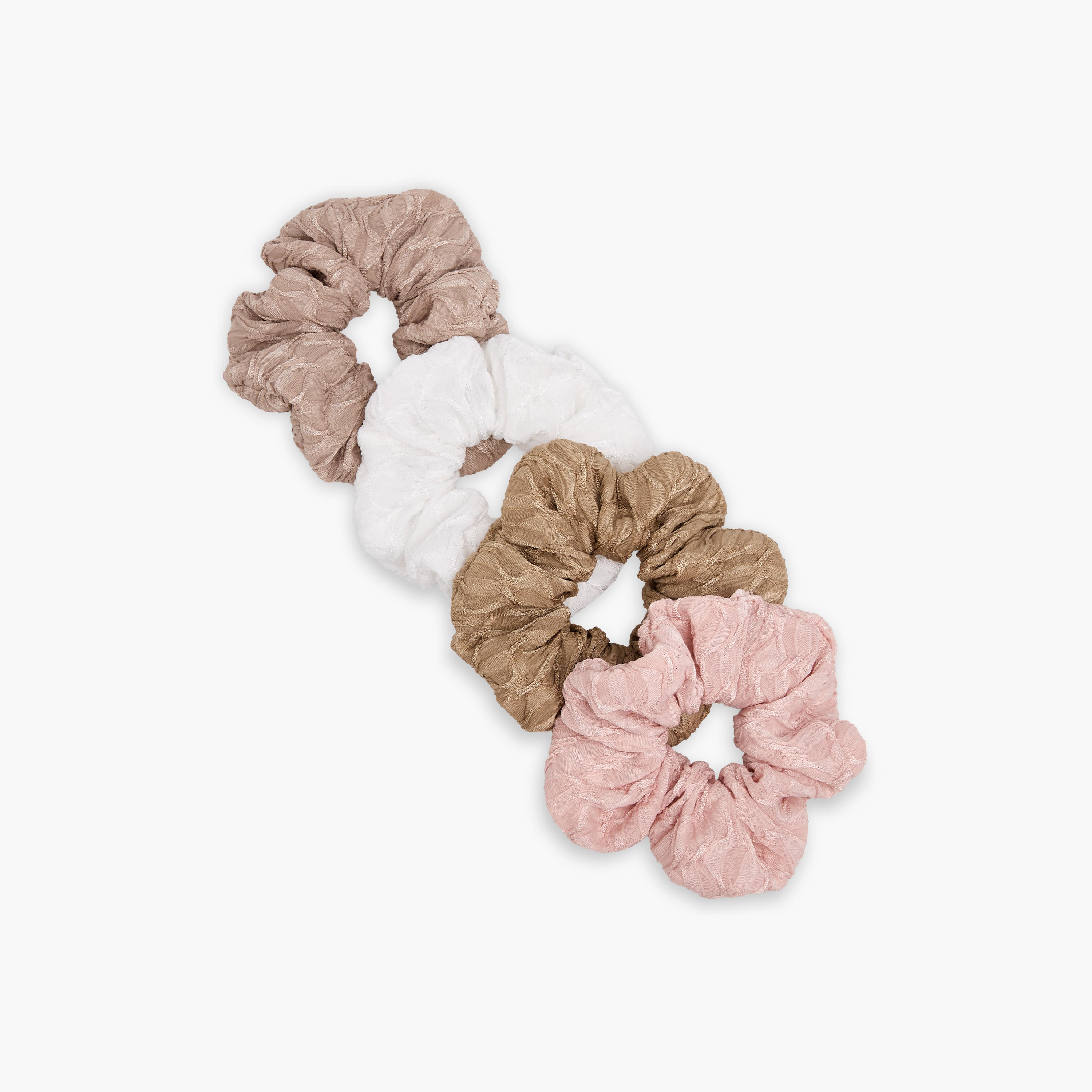 Pack of 4 Hair Scrunchie-women-hairaccessories-scrunchies-image-4