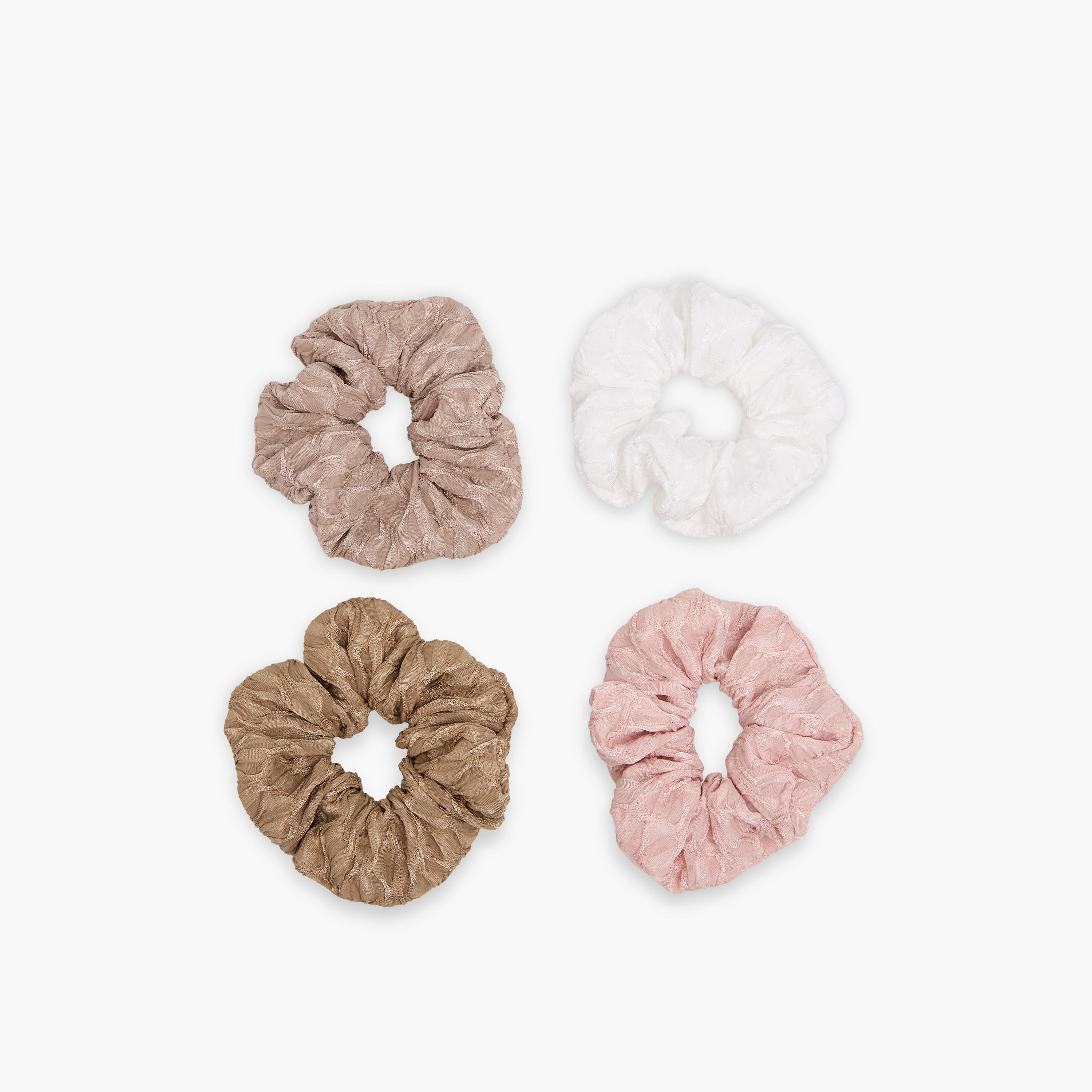 Pack of 4 Hair Scrunchie-women-hairaccessories-scrunchies-image-5