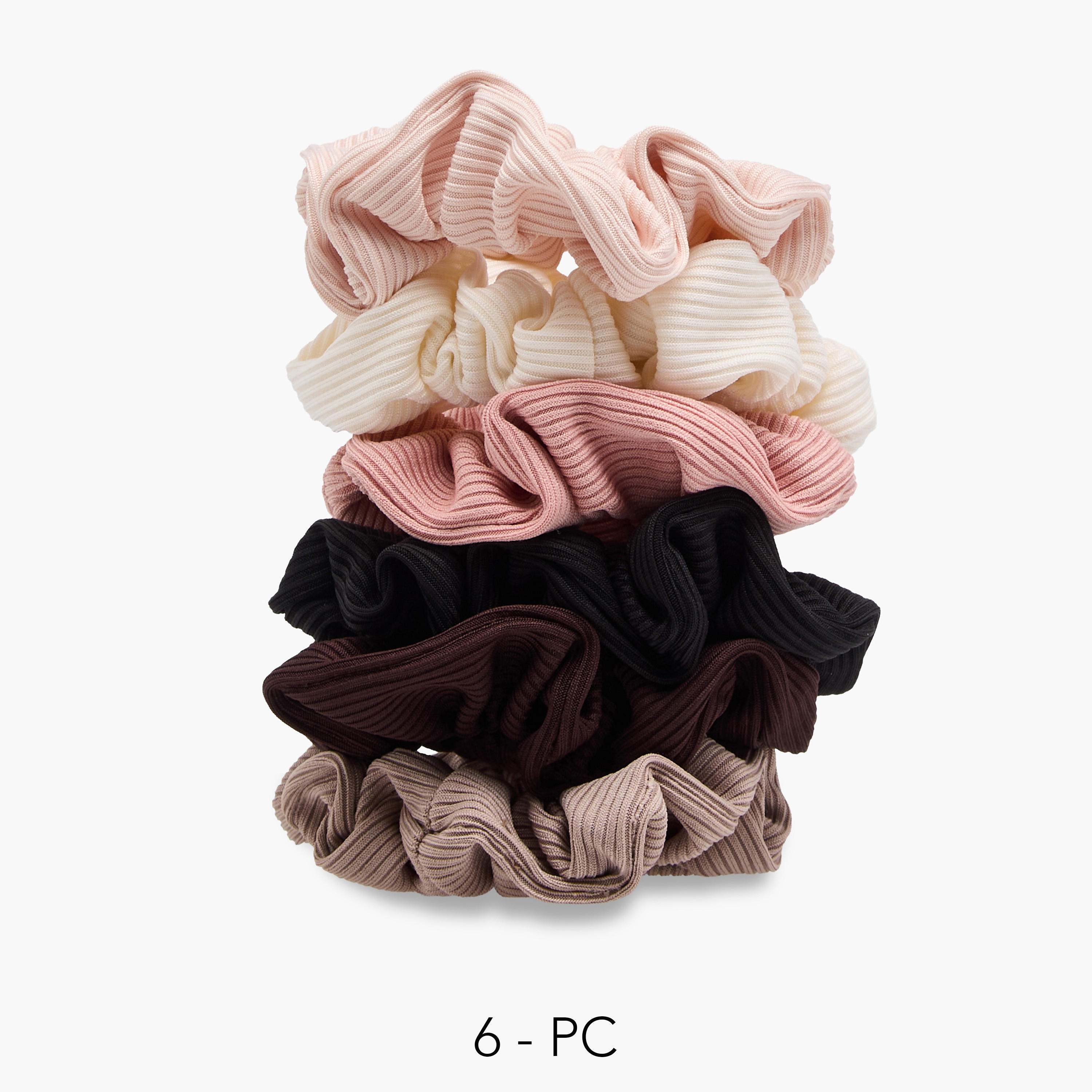 Pack of 6 Hair Scrunchie-women-hairaccessories-scrunchies-image-1