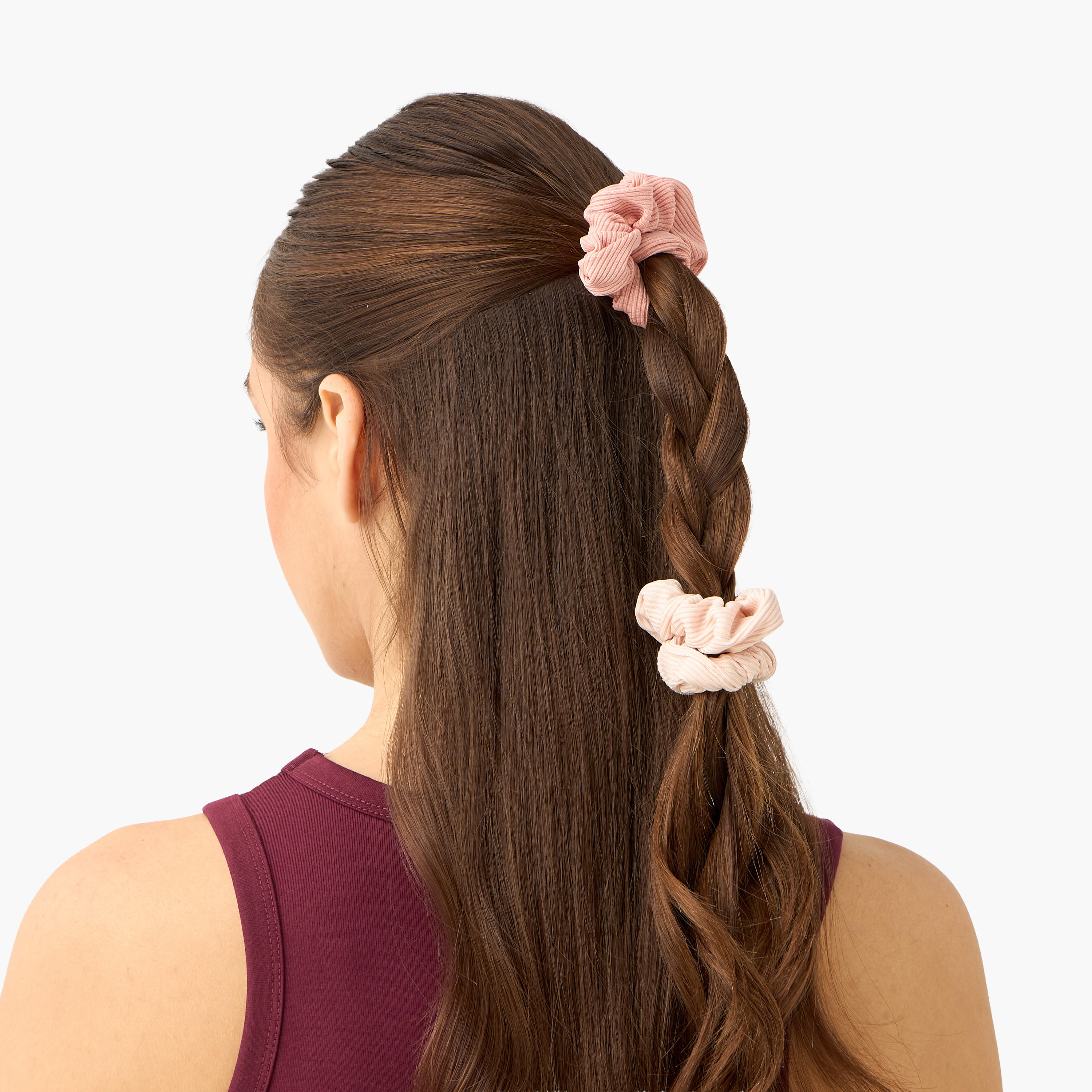 Pack of 6 Hair Scrunchie-women-hairaccessories-scrunchies-image-2