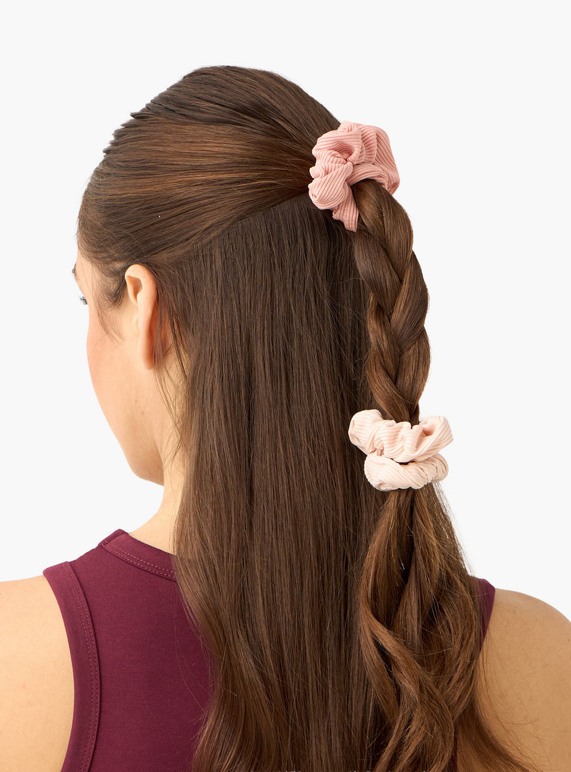 Pack of 6 Hair Scrunchie-women-hairaccessories-scrunchies-image-2