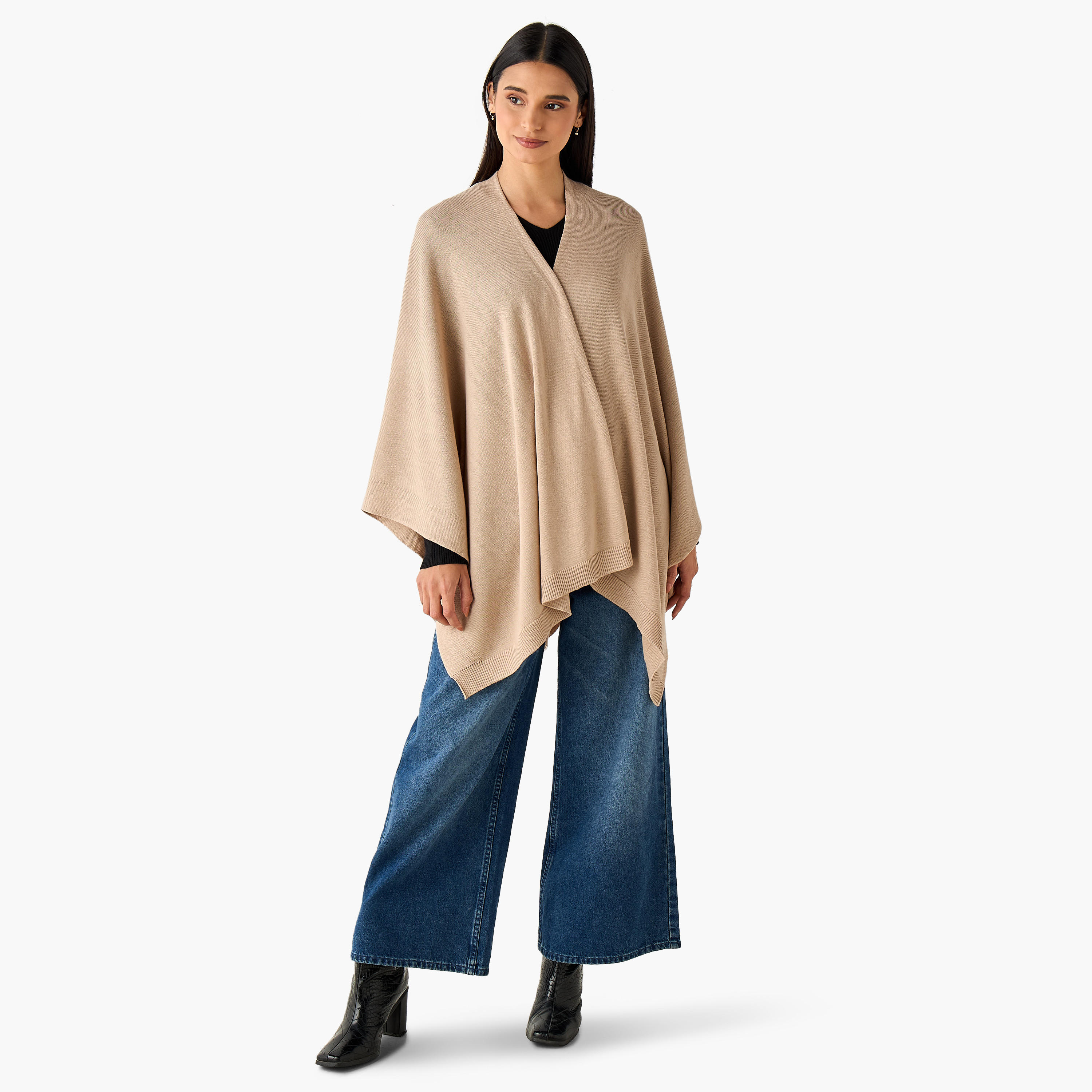 وشاح رداء سادة-women-winterwear-scarves-image-4