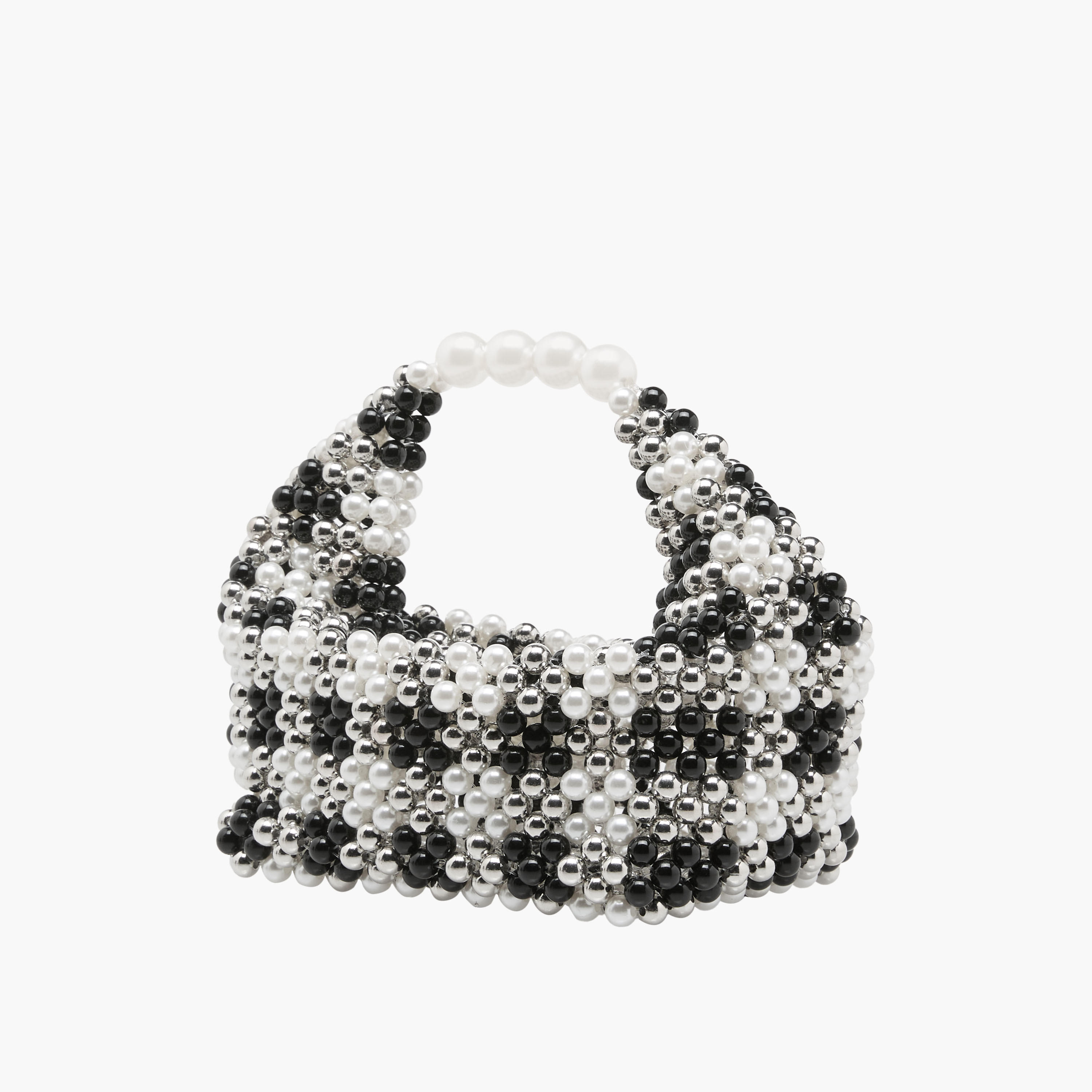 Beaded Pearl Embellished Hobo Bag-women-bagsandwallets-handbags-image-3