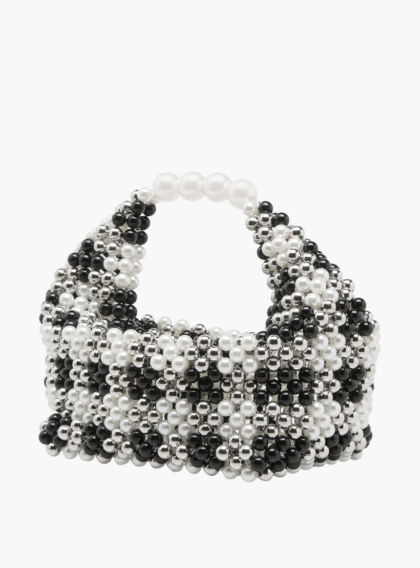 Beaded Pearl Embellished Hobo Bag-women-bagsandwallets-handbags-image-3