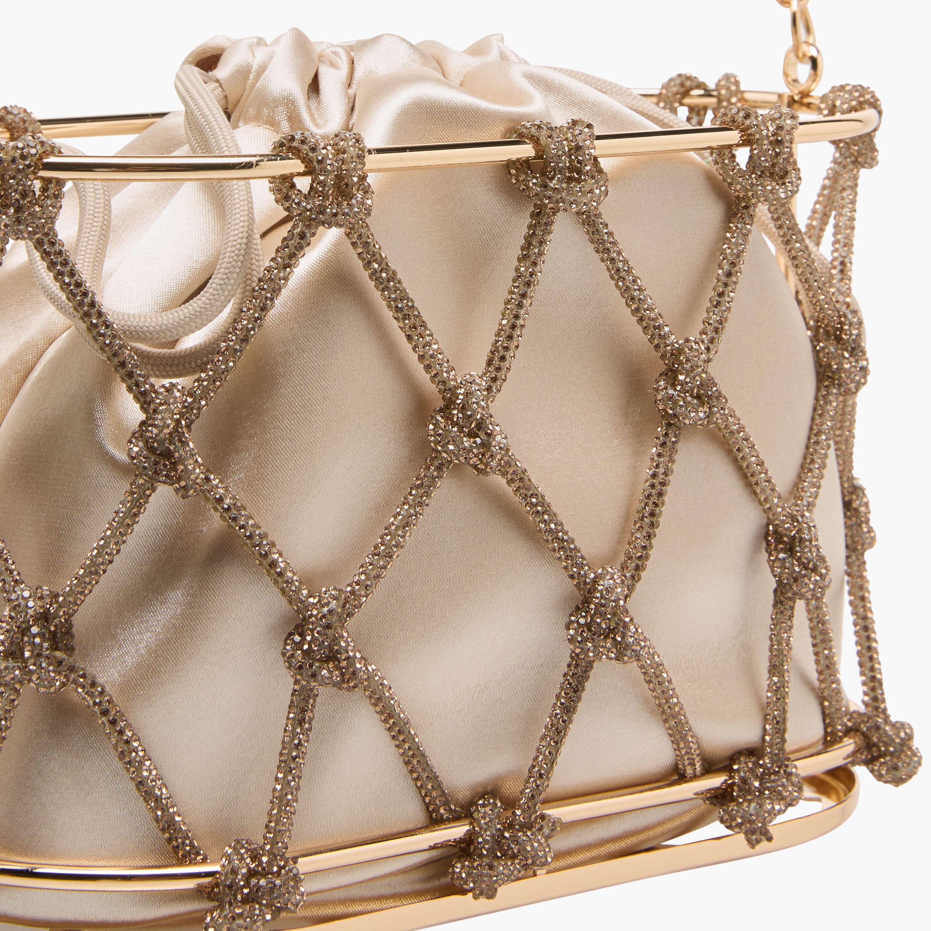 Crystal Embellished Bucket Bag with Drawstring Closure-women-bagsandwallets-handbags-image-6