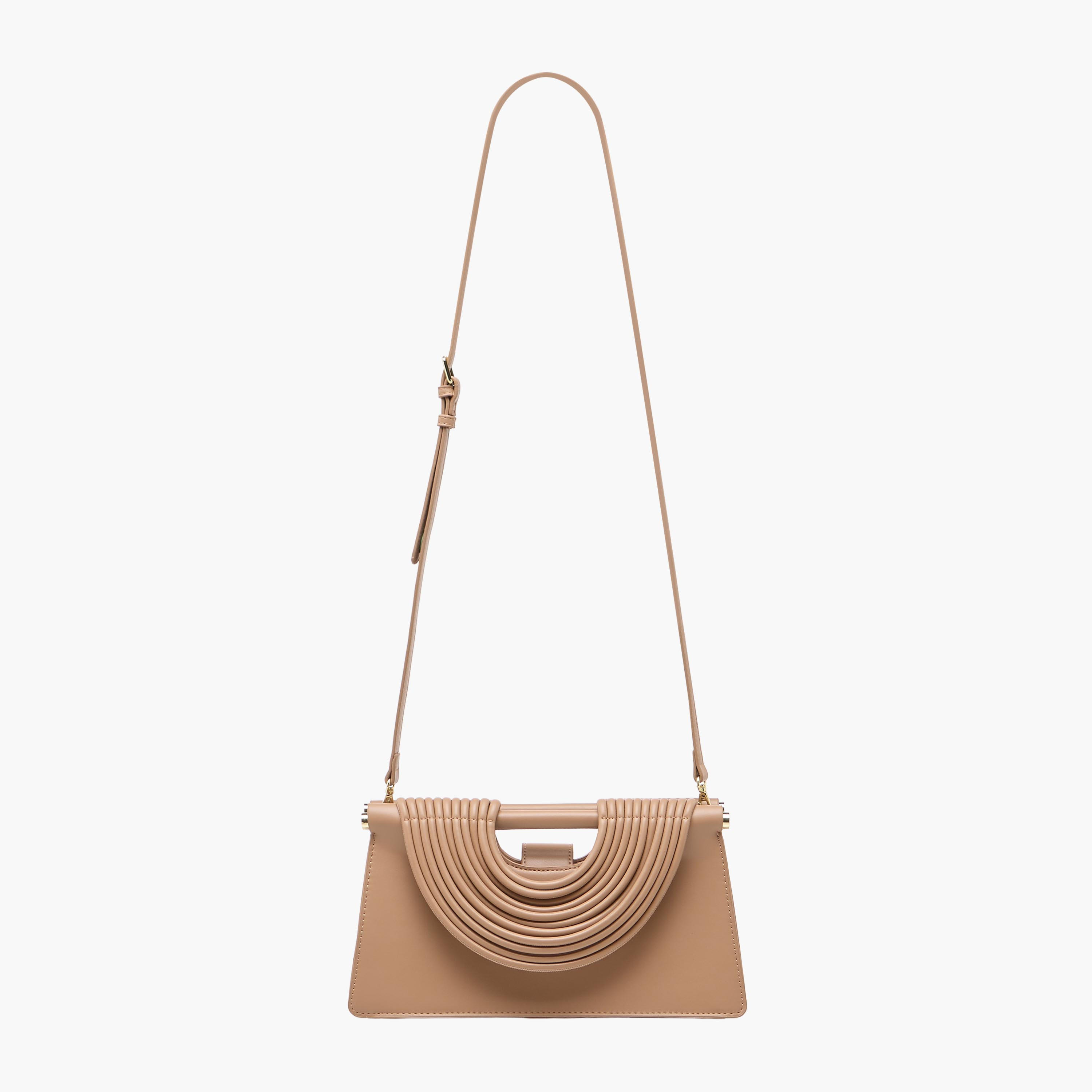 Textured Handle Clutch with Detachable Strap-women-bagsandwallets-handbags-image-3