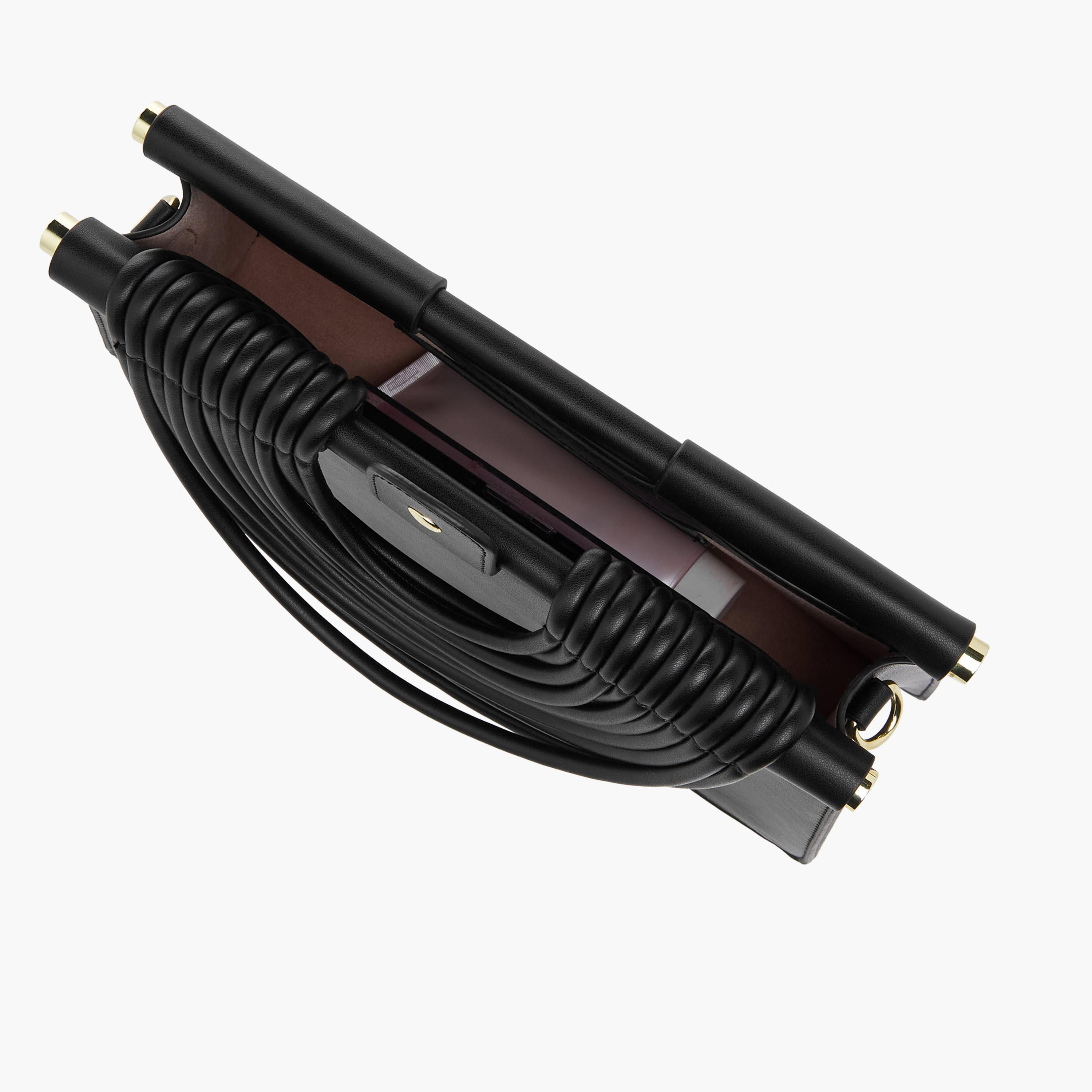 Textured Handle Clutch with Detachable Strap-women-bagsandwallets-handbags-image-9
