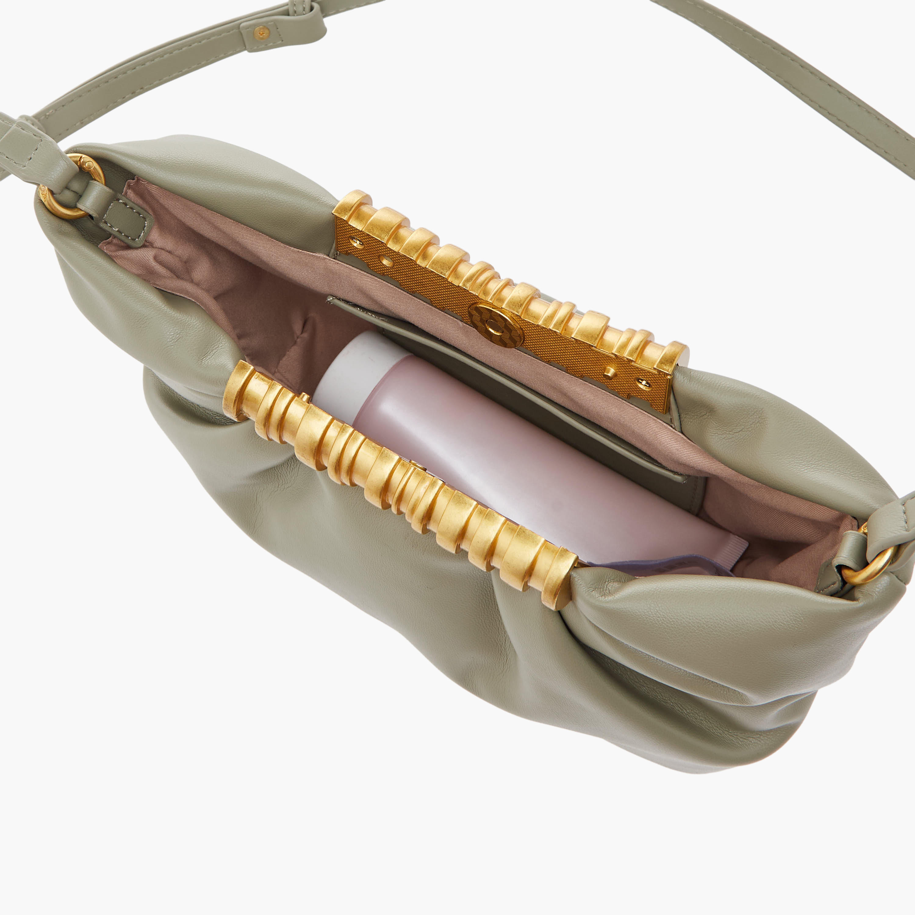 Ruched Crossbody Bag with Adjustable Strap-women-bagsandwallets-handbags-image-8