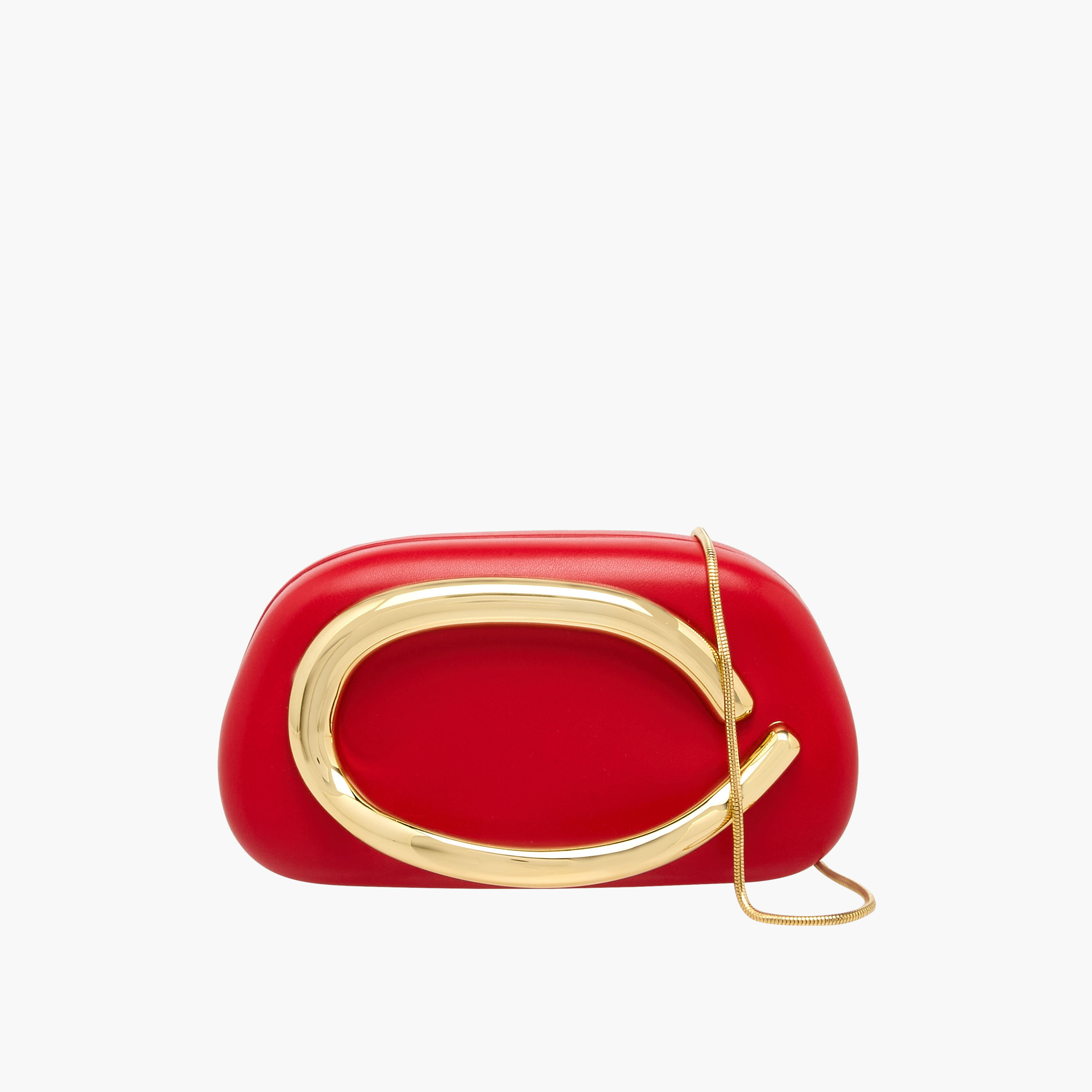 Metallic Accent Clutch with Detachable Chain Strap-women-bagsandwallets-handbags-image-1