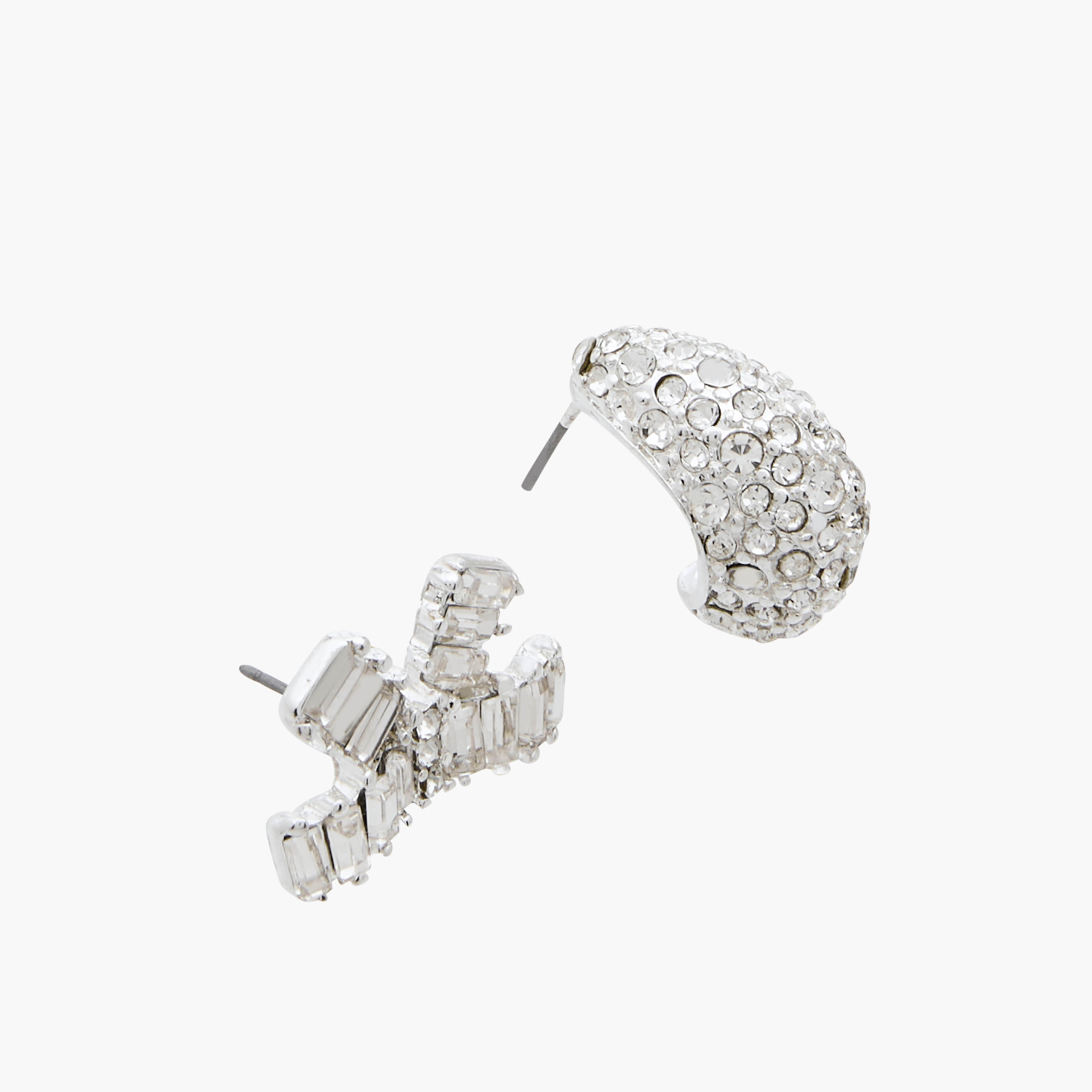 Pack of 2 Metallic Embellished Earrings with Pushback Closure-women-watchesandjewellery-jewellery-earrings-image-4