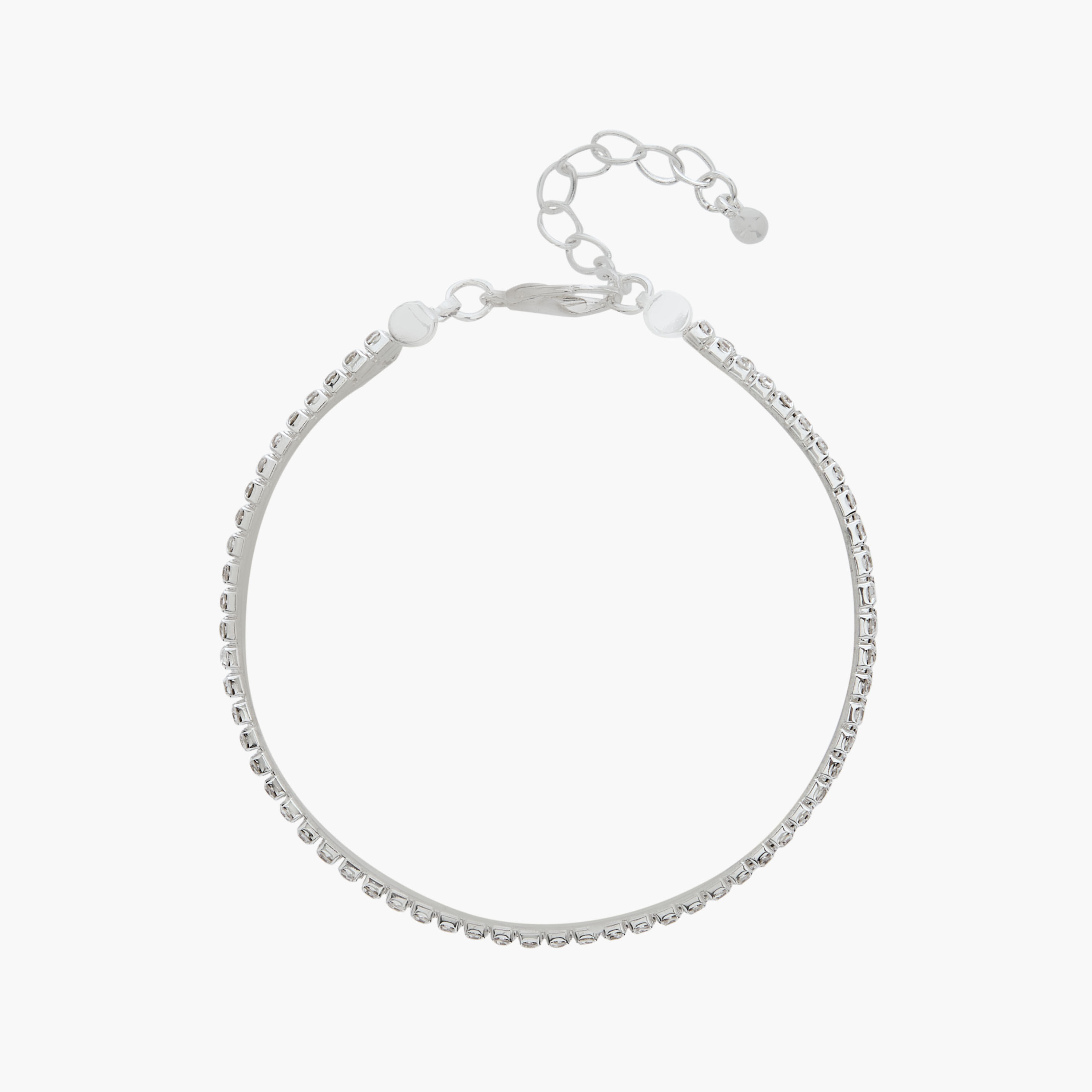 سوار فضي اللون مزين بأحجار-women-watchesandjewellery-jewellery-banglesandbracelets-image-2