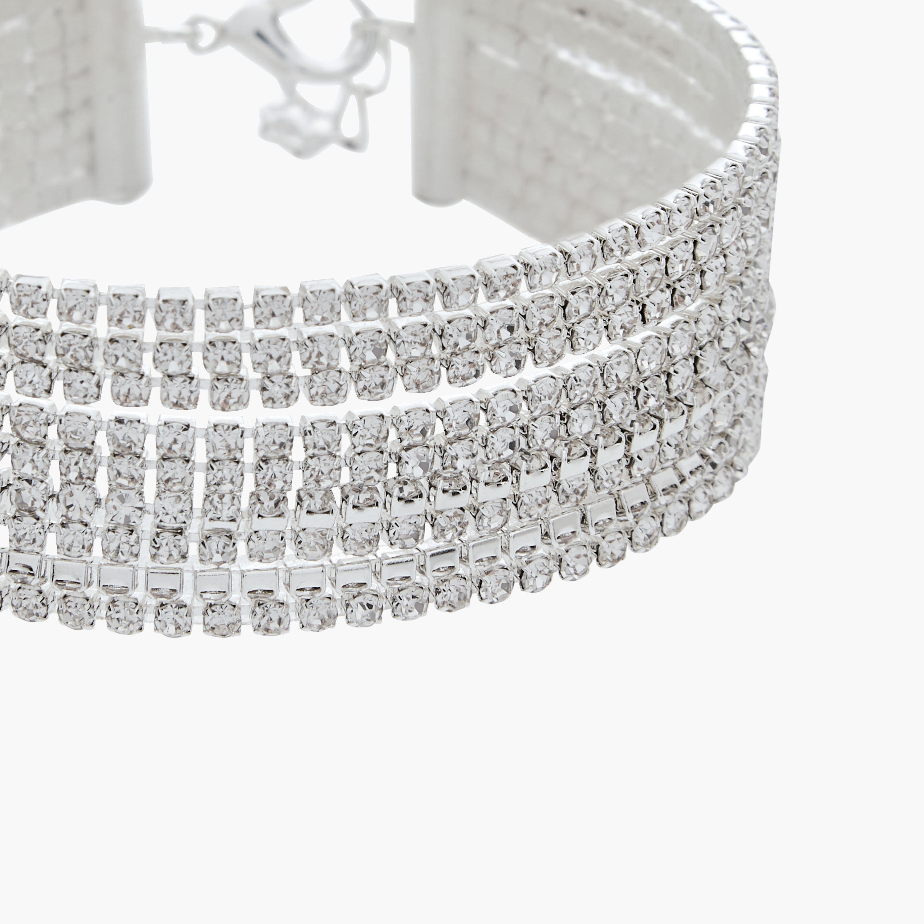 سوار فضي اللون مزين بأحجار-women-watchesandjewellery-jewellery-banglesandbracelets-image-1