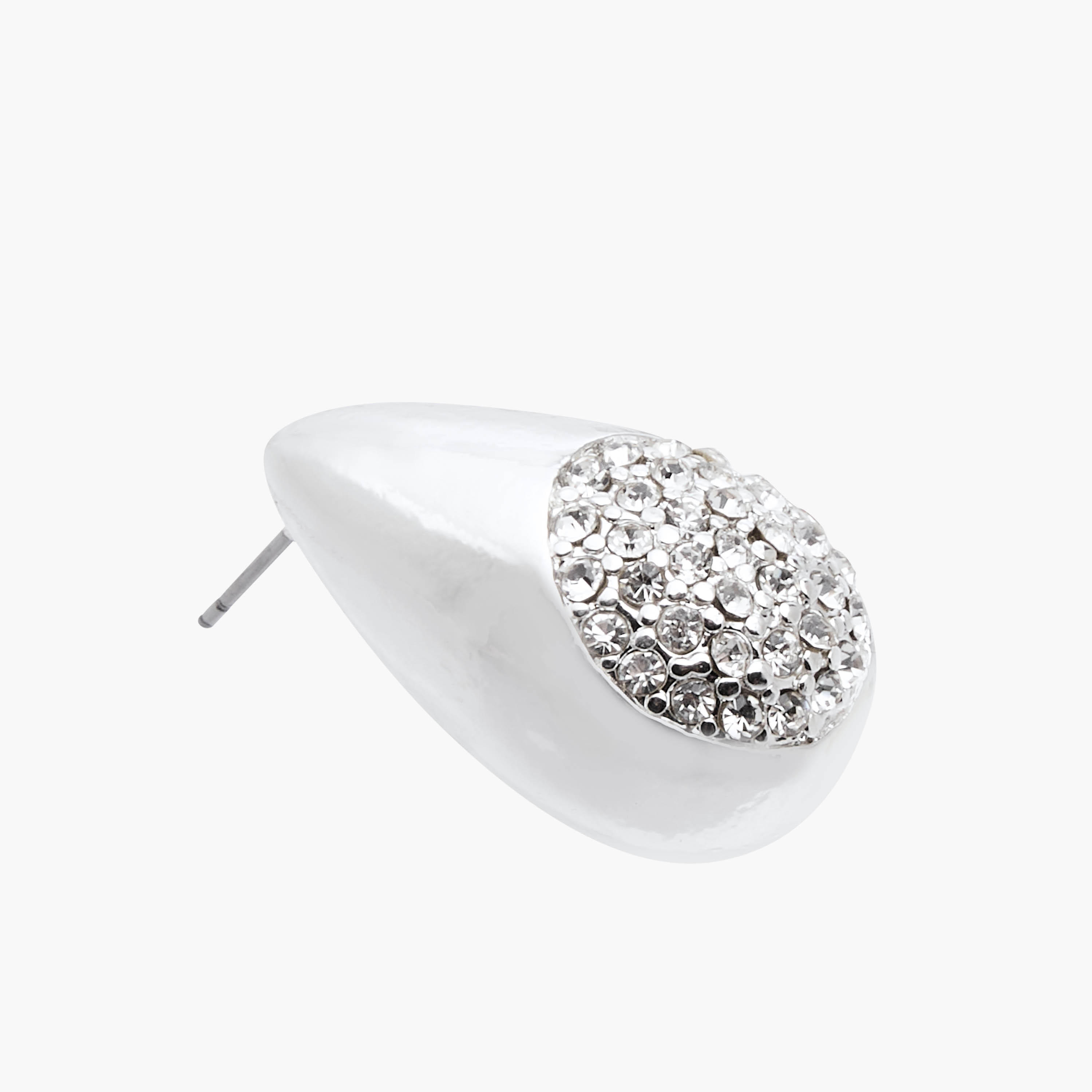 Metallic Embellished Teardrop Earrings with Pushback Closure-women-watchesandjewellery-jewellery-earrings-image-6