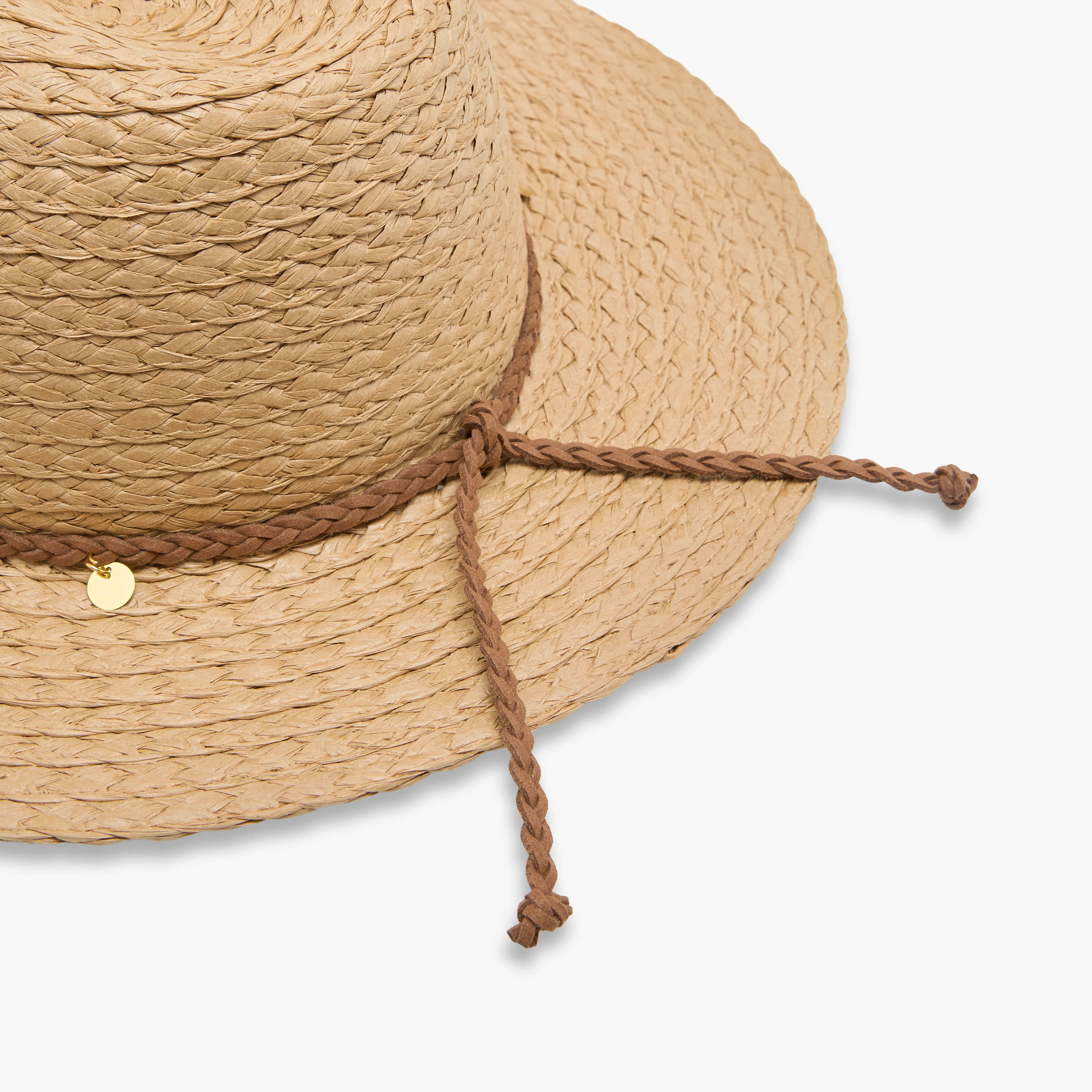 قبعة شاطئ بارزة الملمس بتفاصيل تعليقة-women-clothingaccessories-capsandhats-image-4