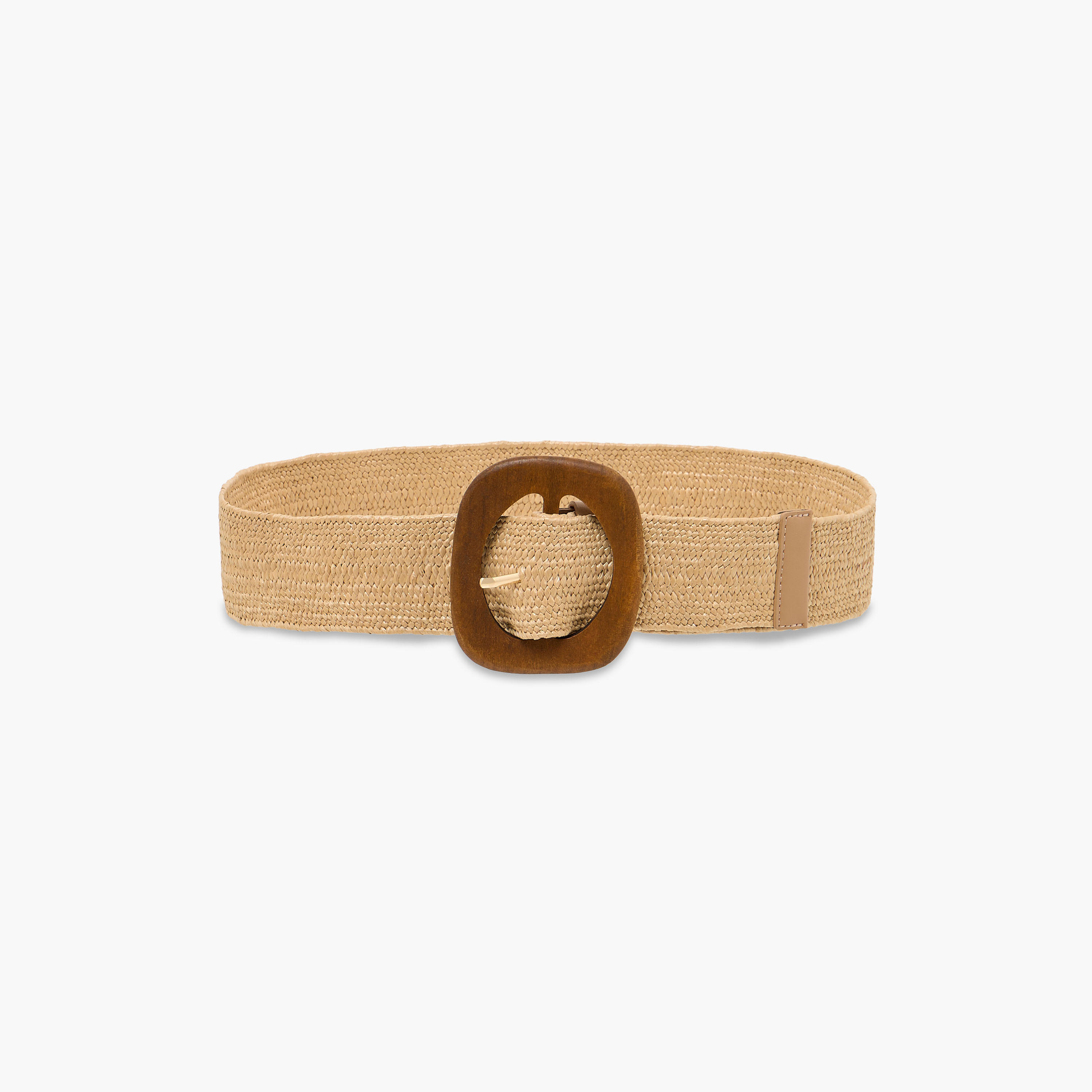 Raffia Belt with Pin Buckle Closure-women-clothingaccessories-belts-image-1