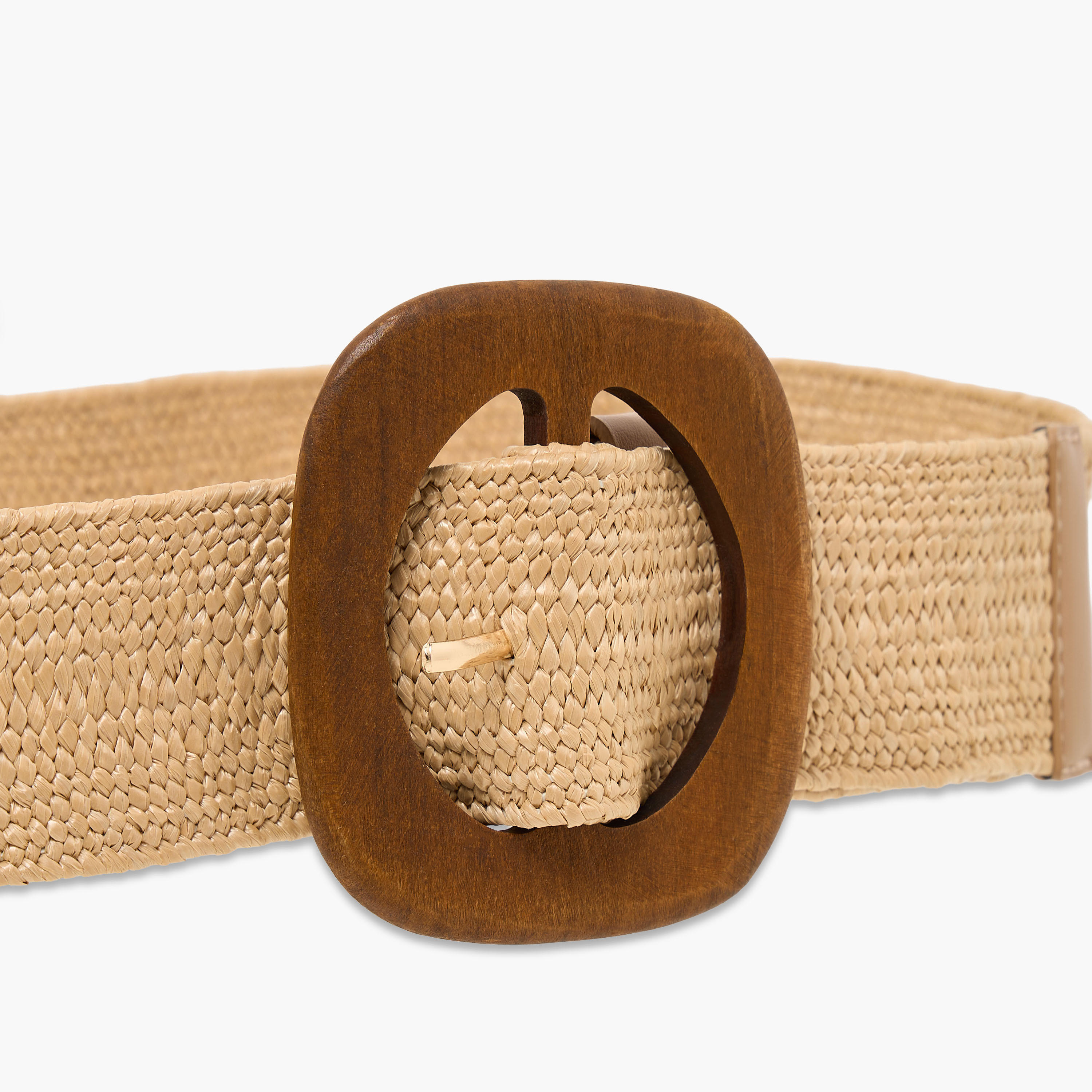 Raffia Belt with Pin Buckle Closure-women-clothingaccessories-belts-image-3