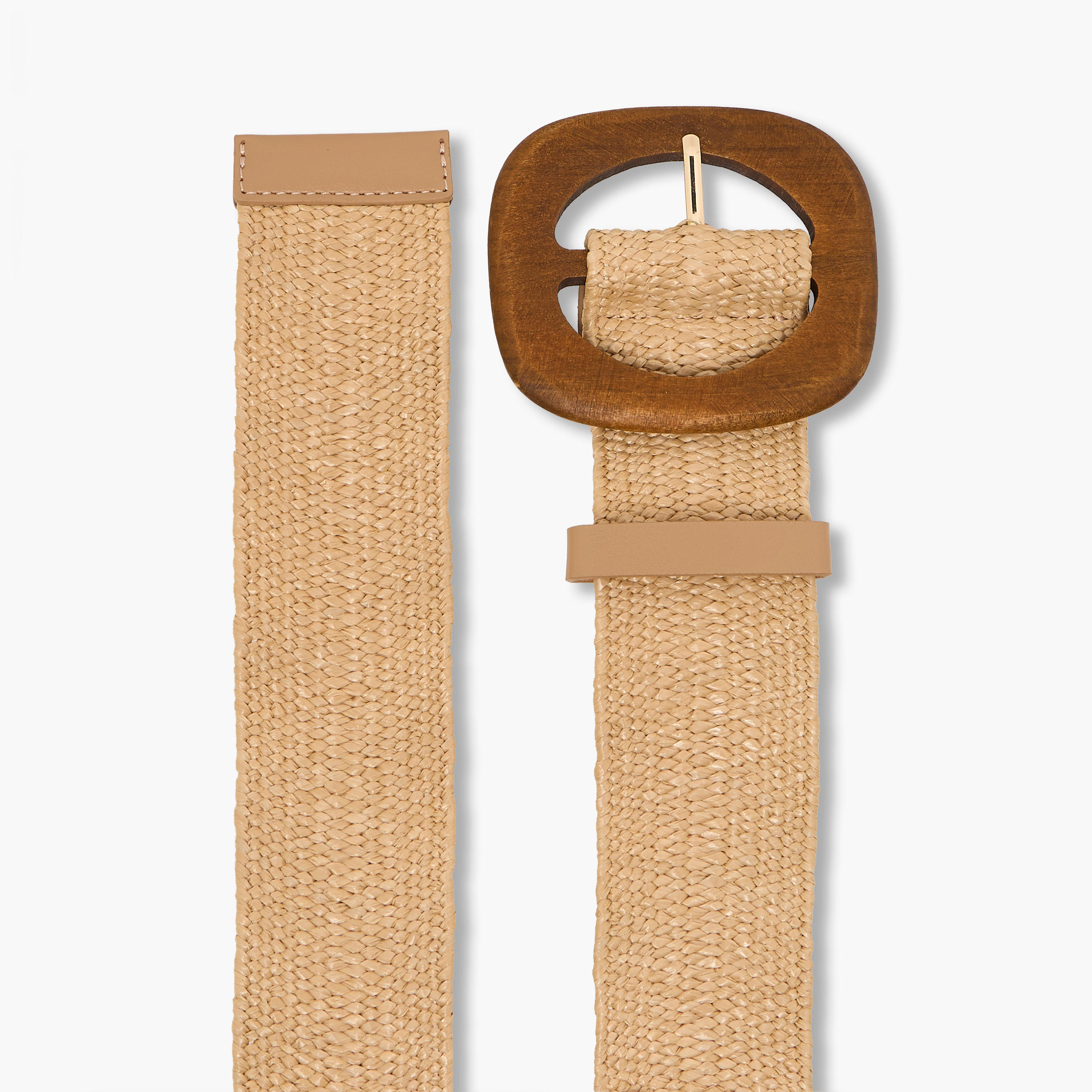 Raffia Belt with Pin Buckle Closure-women-clothingaccessories-belts-image-8