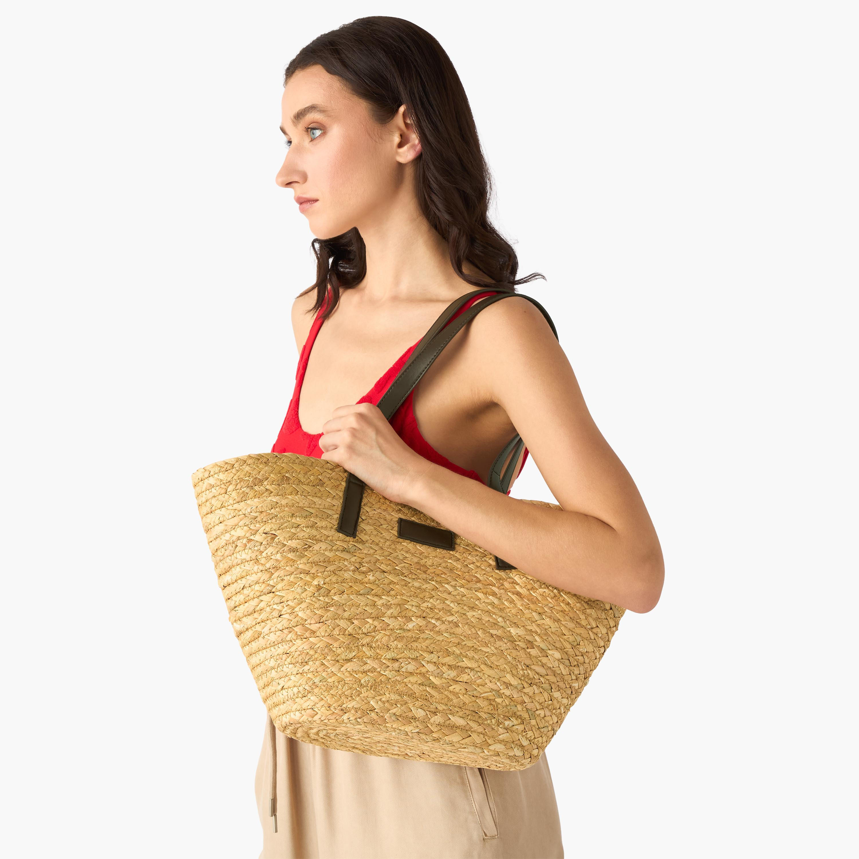 شنطة توتي منسوجة بارزة الملمس بمقابض مزدوجة-women-bagsandwallets-handbags-image-2