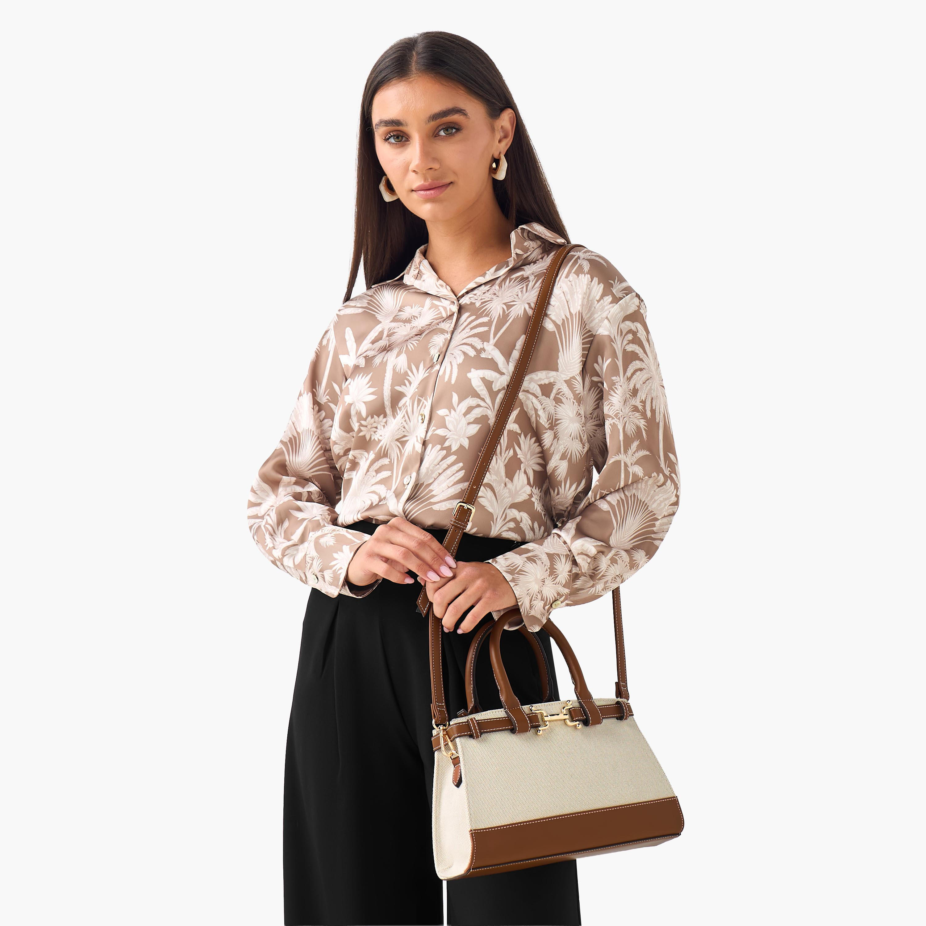 شنطة توتي بارزة الملمس مع زينة معدنية لجام-women-bagsandwallets-handbags-image-8