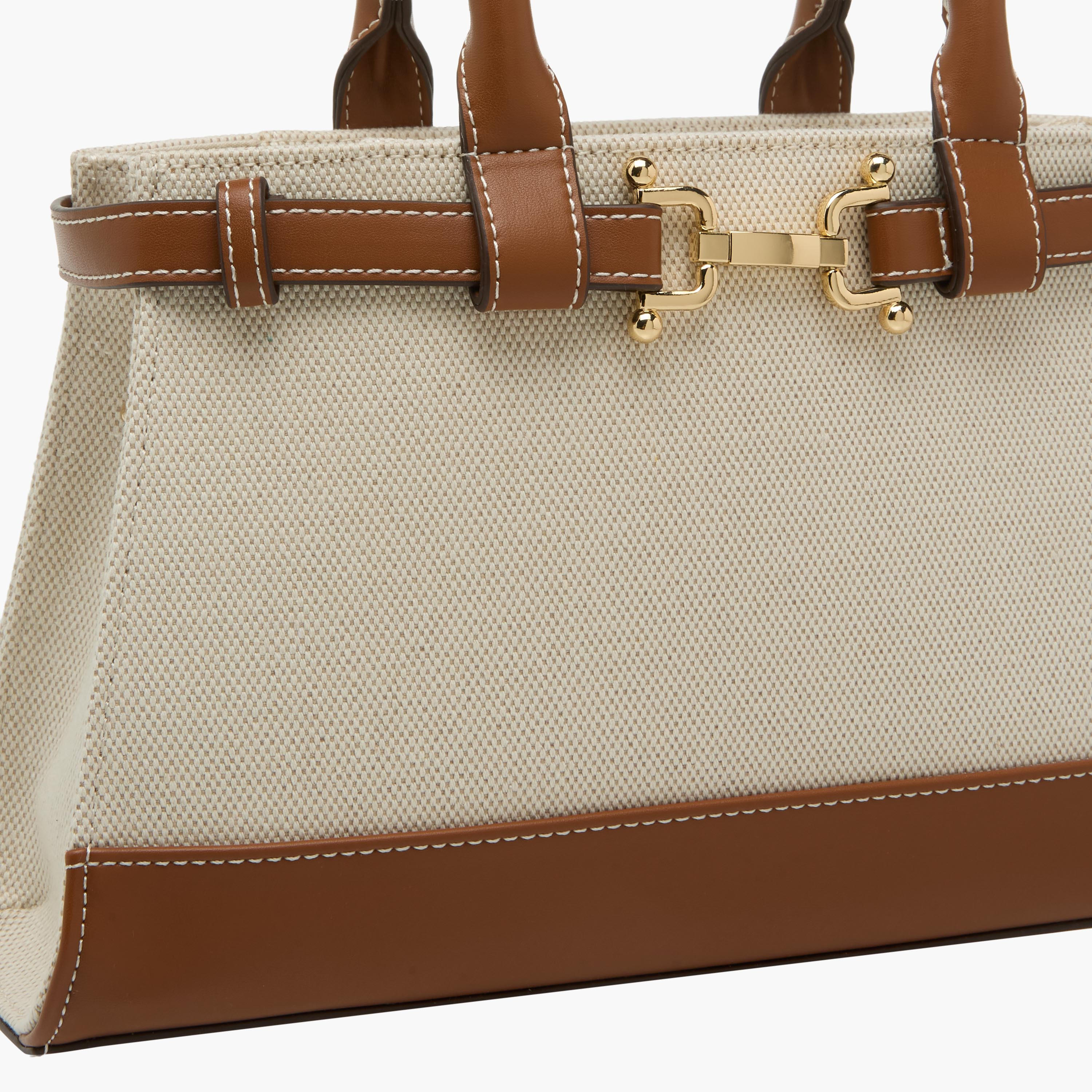 شنطة توتي بارزة الملمس مع زينة معدنية لجام-women-bagsandwallets-handbags-image-4