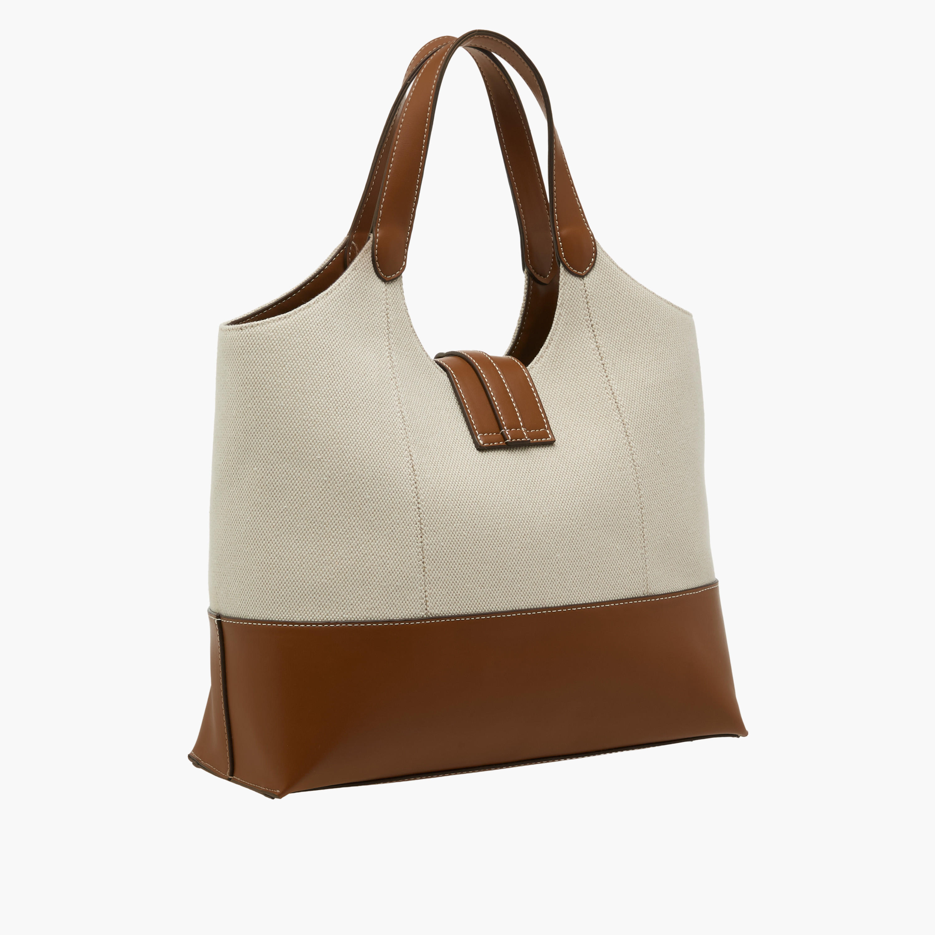 Textured Shoulder Bag with Snaffle Trim-women-bagsandwallets-handbags-image-4