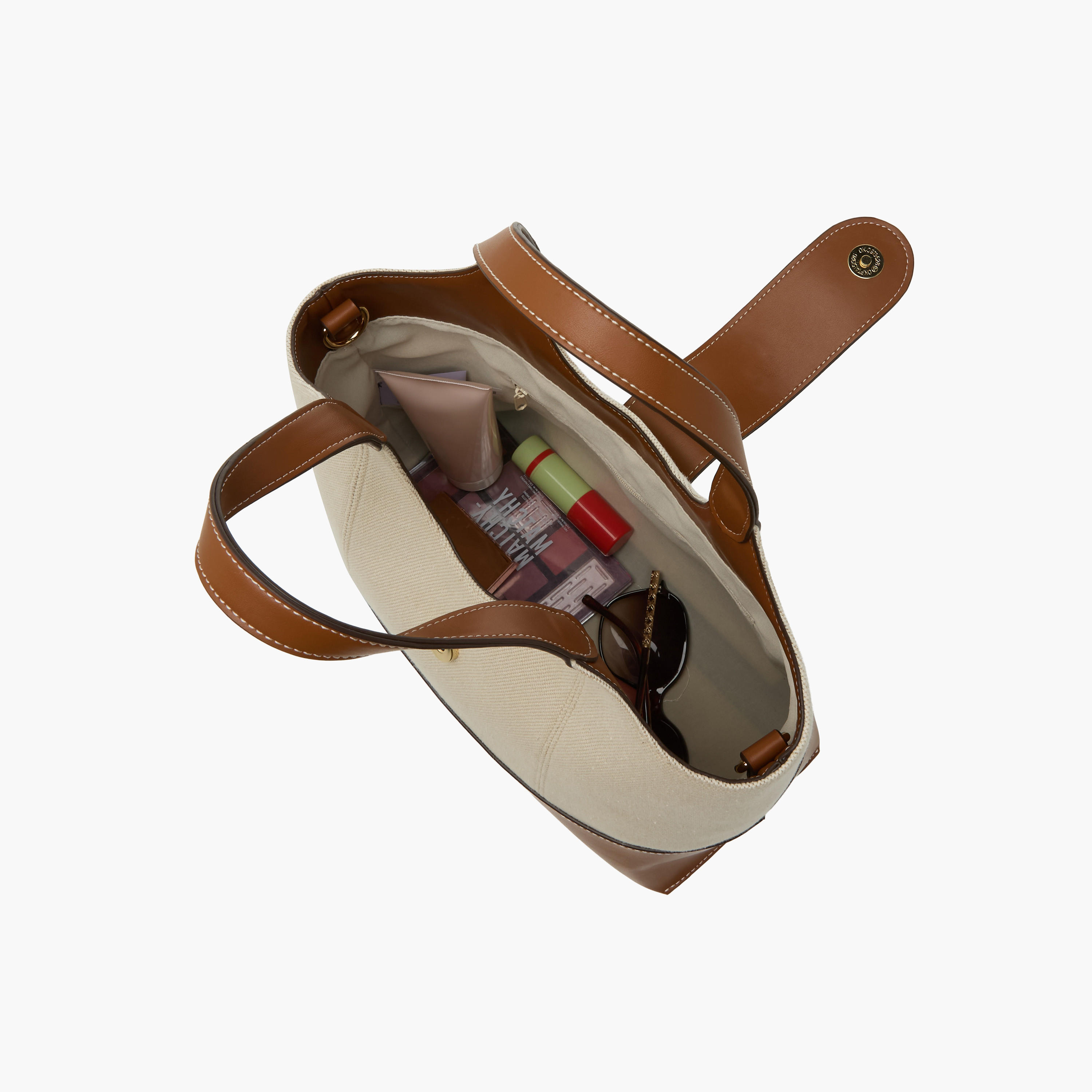 Textured Shoulder Bag with Snaffle Trim-women-bagsandwallets-handbags-image-9