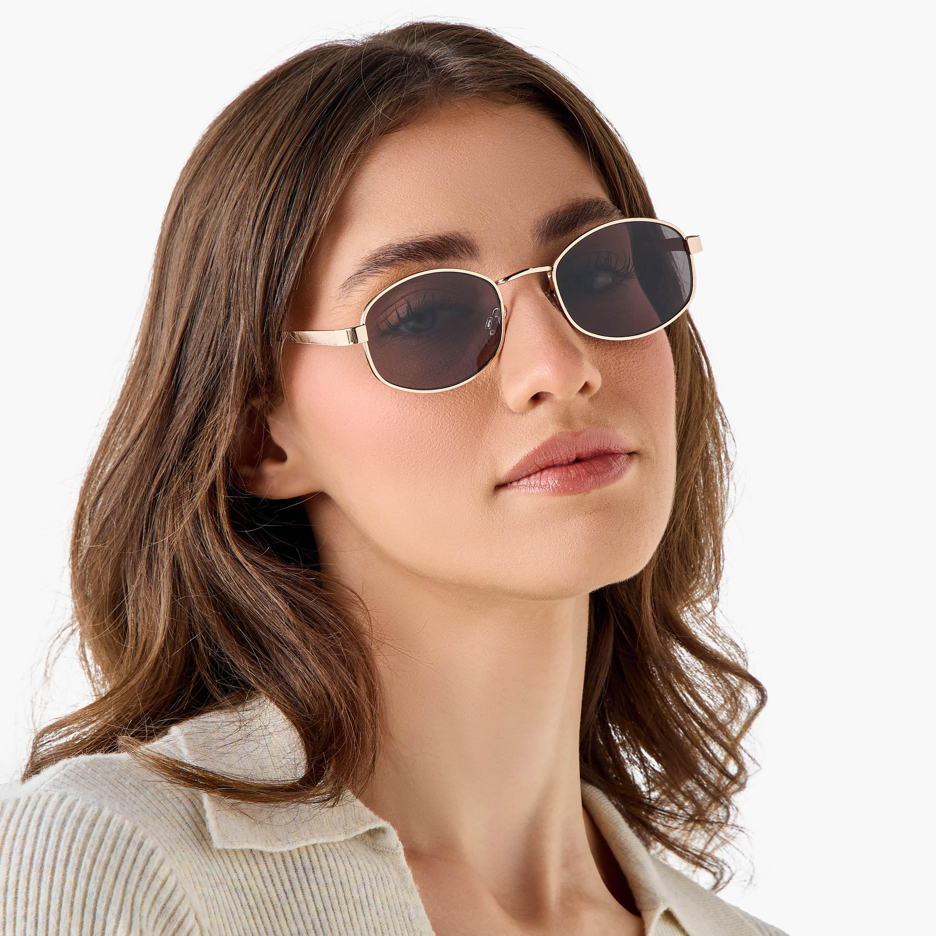 نظارة شمسية سداسية بعدسات سوداء واقية من أشعة الشمس فوق البنفسجية-women-sunglasses-image-2