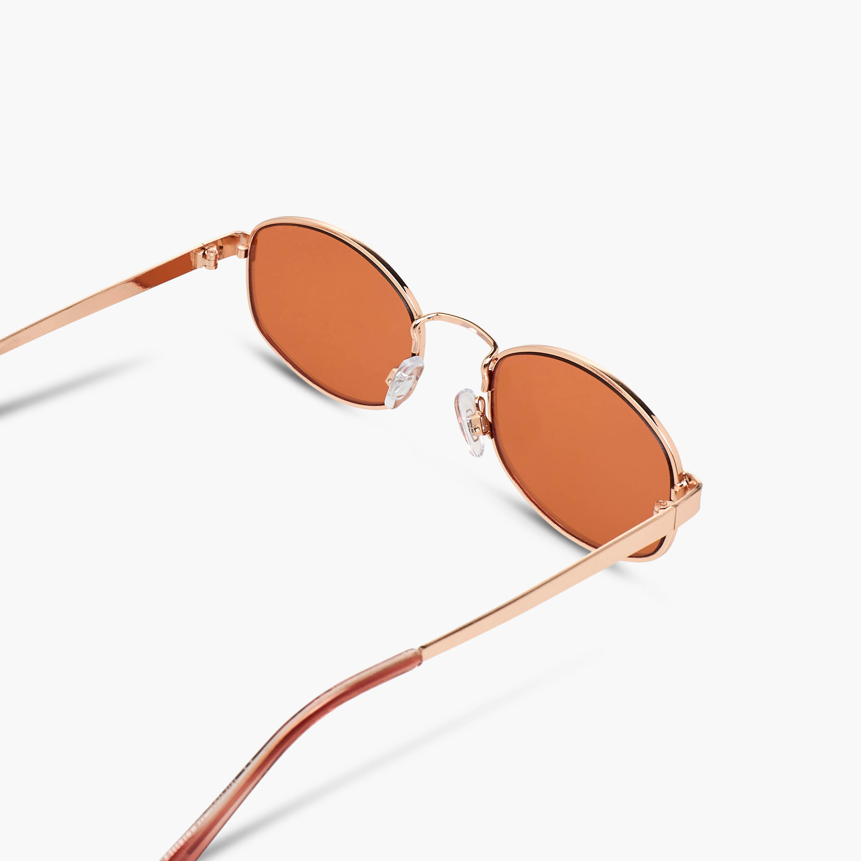 Sunglasses Hexagonal UV Protection Gold Lens-women-sunglasses-image-5