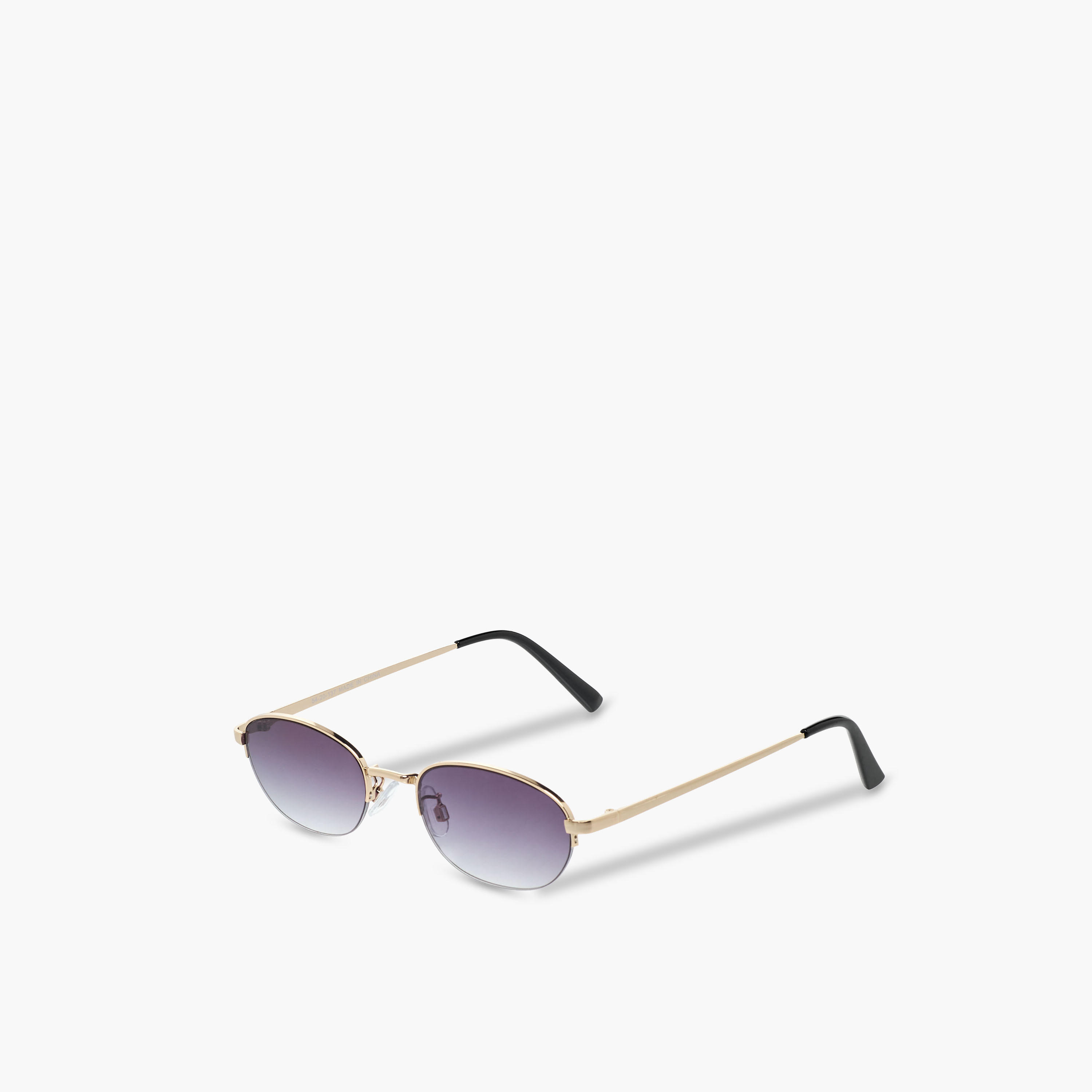 Sunglasses Oval UV Protection Black Lens-women-sunglasses-image-1