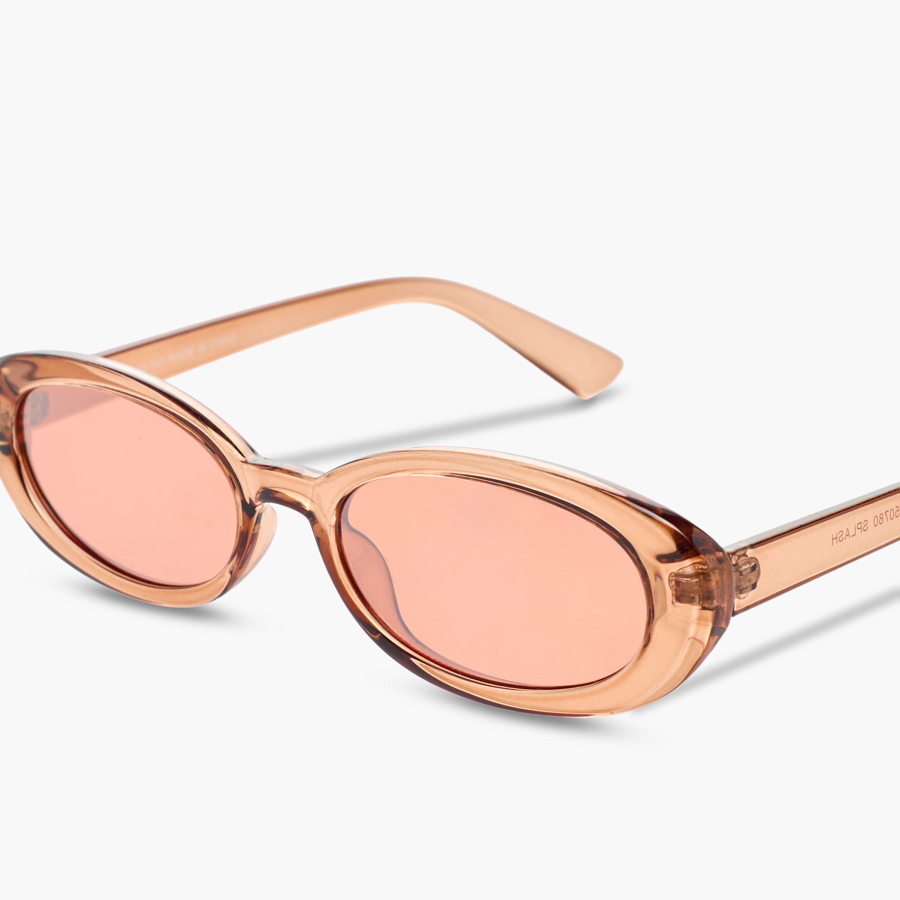 Sunglasses Oval UV Protection Pink Lens-women-sunglasses-image-6