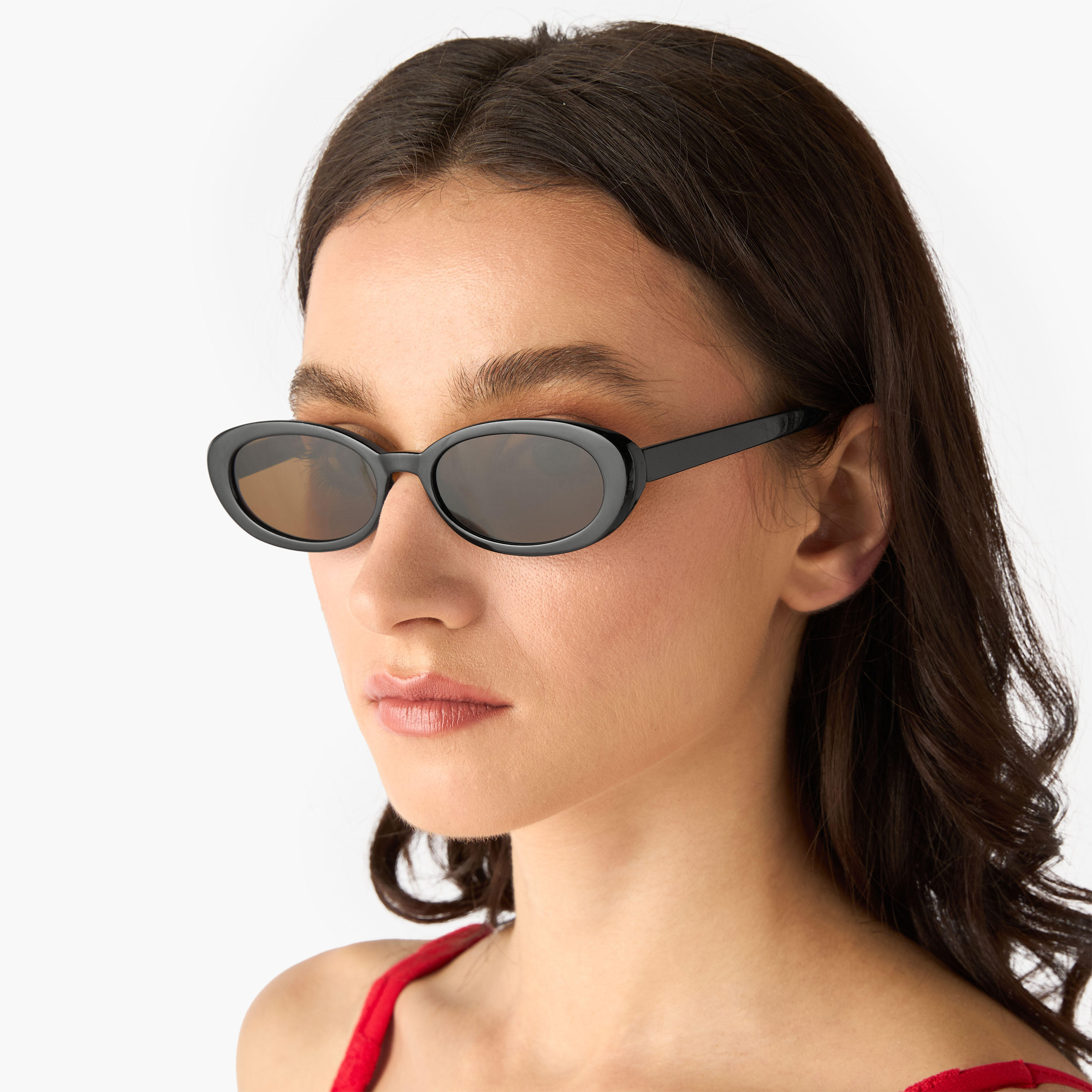نظارة شمسية بيضاوية بعدسات بني واقية من أشعة الشمس فوق البنفسجية-women-sunglasses-image-2